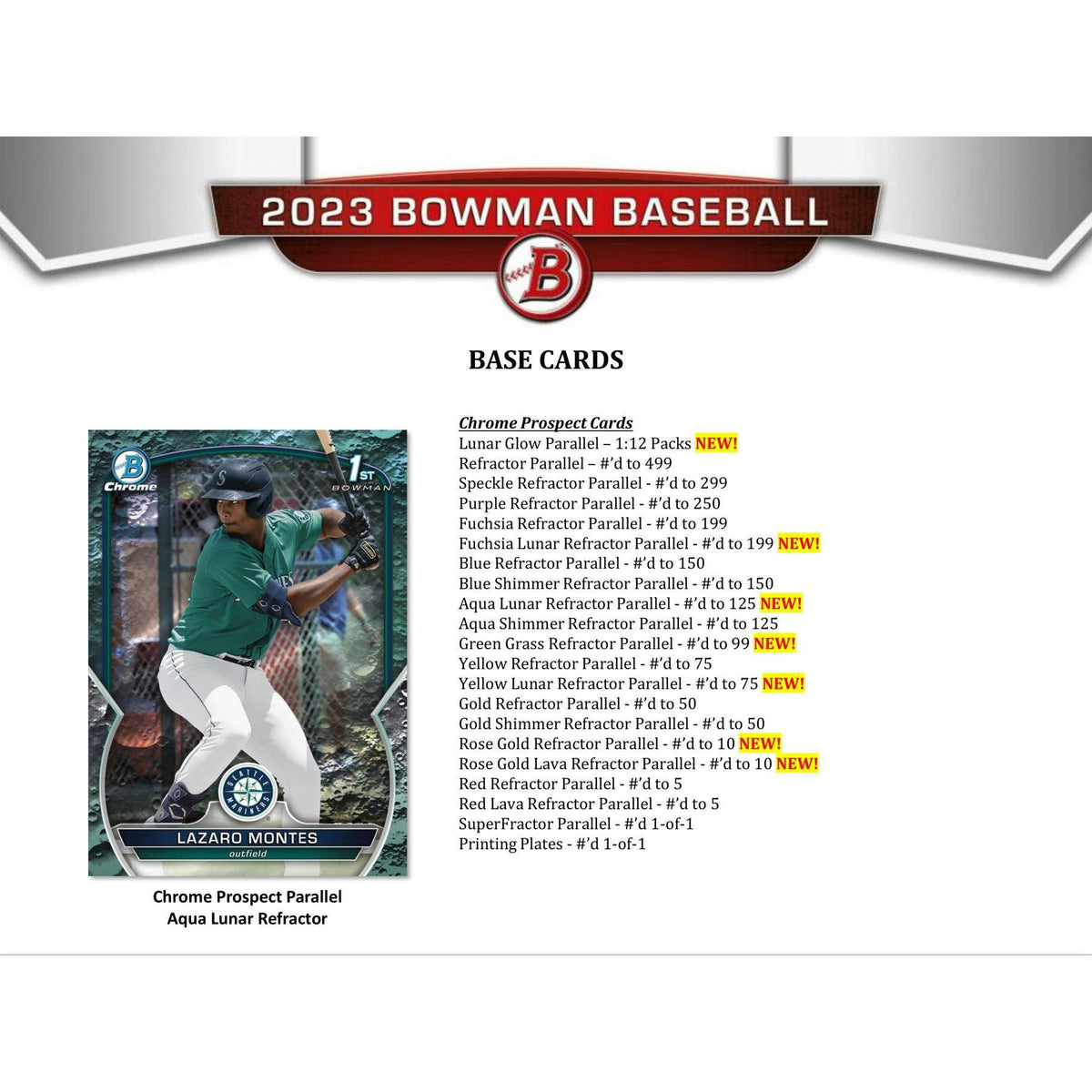 2023 Bowman Baseball Hobby Jumbo Box