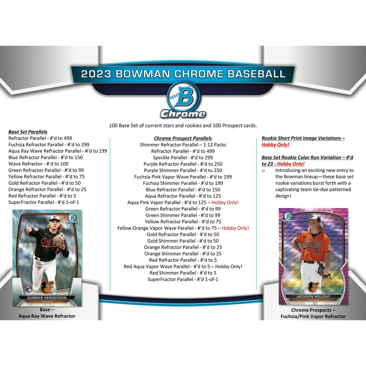 2023 Bowman Chrome Baseball Hobby 12-Box Case
