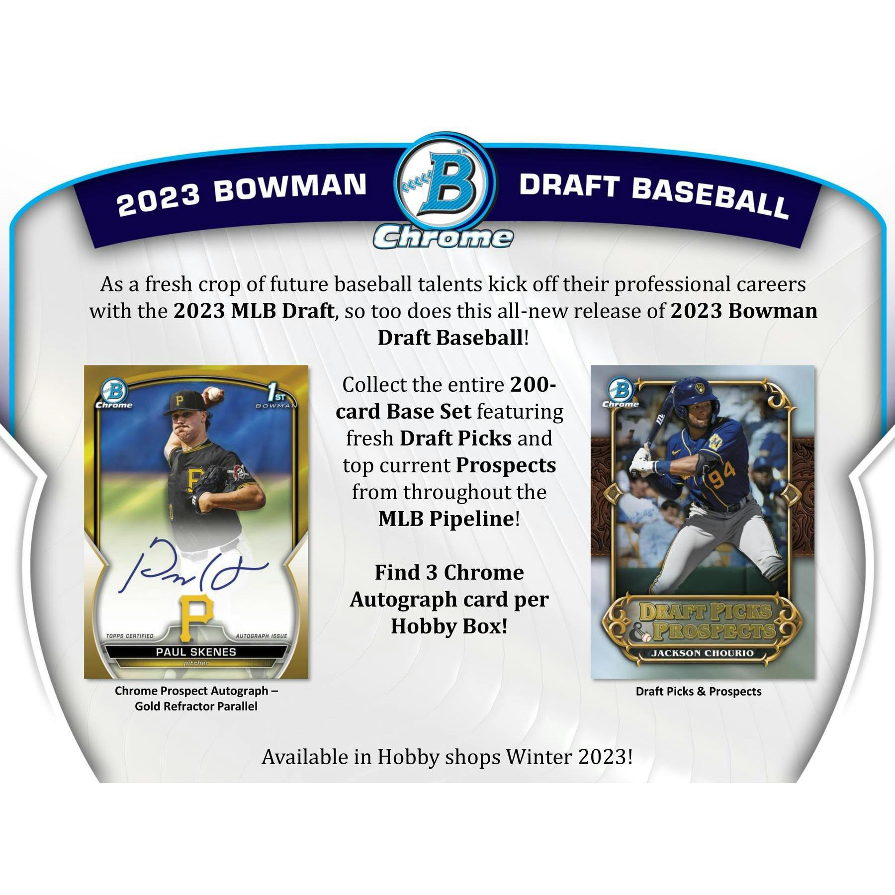 2023 Bowman Draft Baseball Hobby Jumbo Box