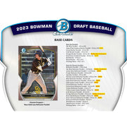 2023 Bowman Draft Baseball Hobby Jumbo 8-Box Case