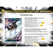 2023 Bowman Inception Baseball Hobby 16-Box Case