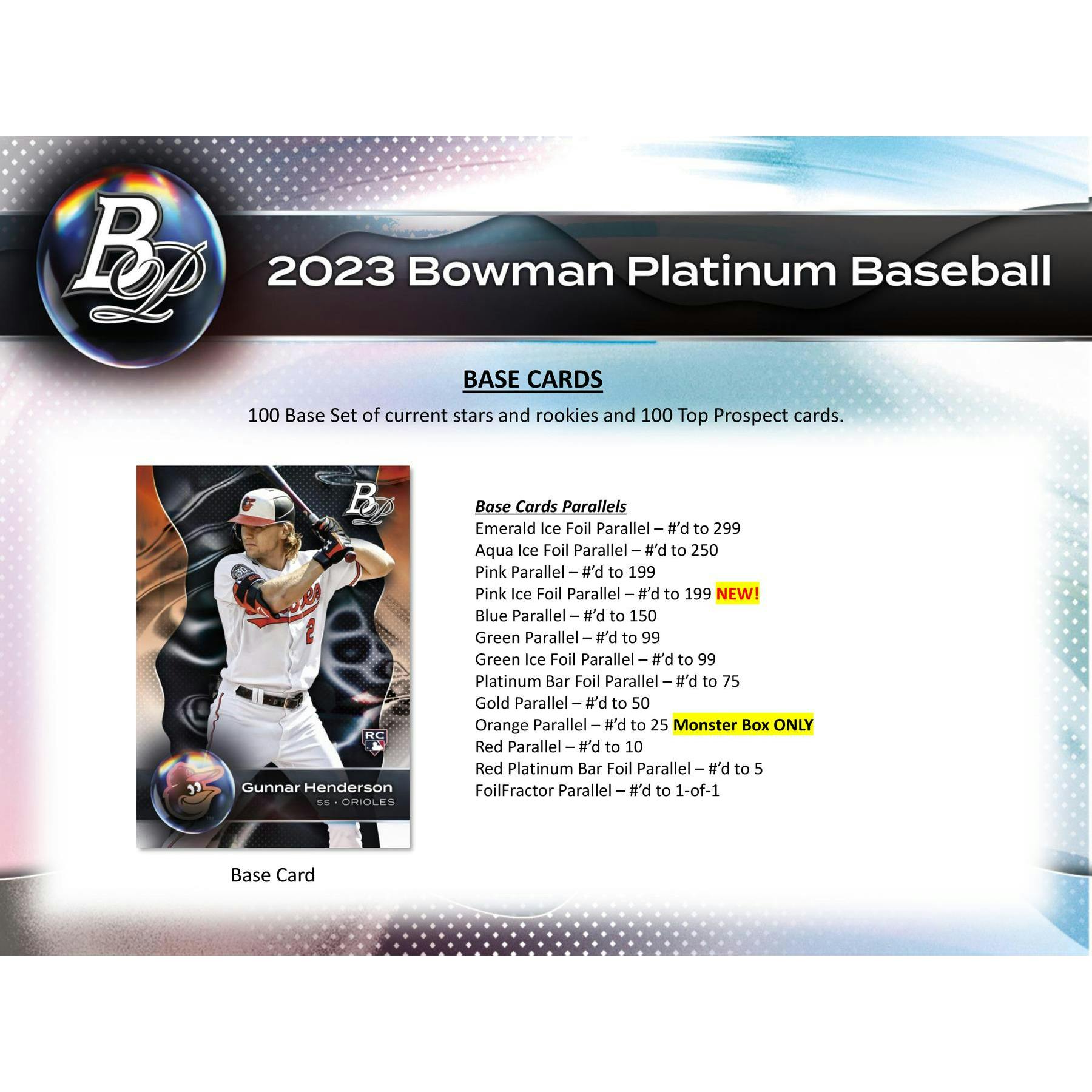 2023 Bowman Platinum Baseball Blaster Box