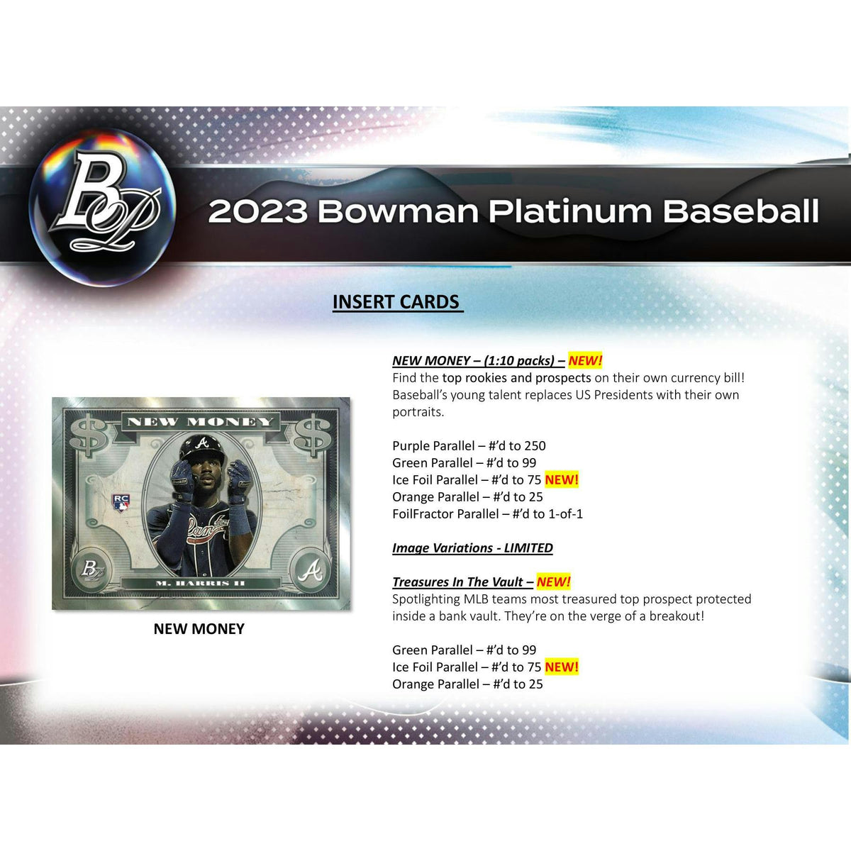 2023 Bowman Platinum Baseball Monster Box