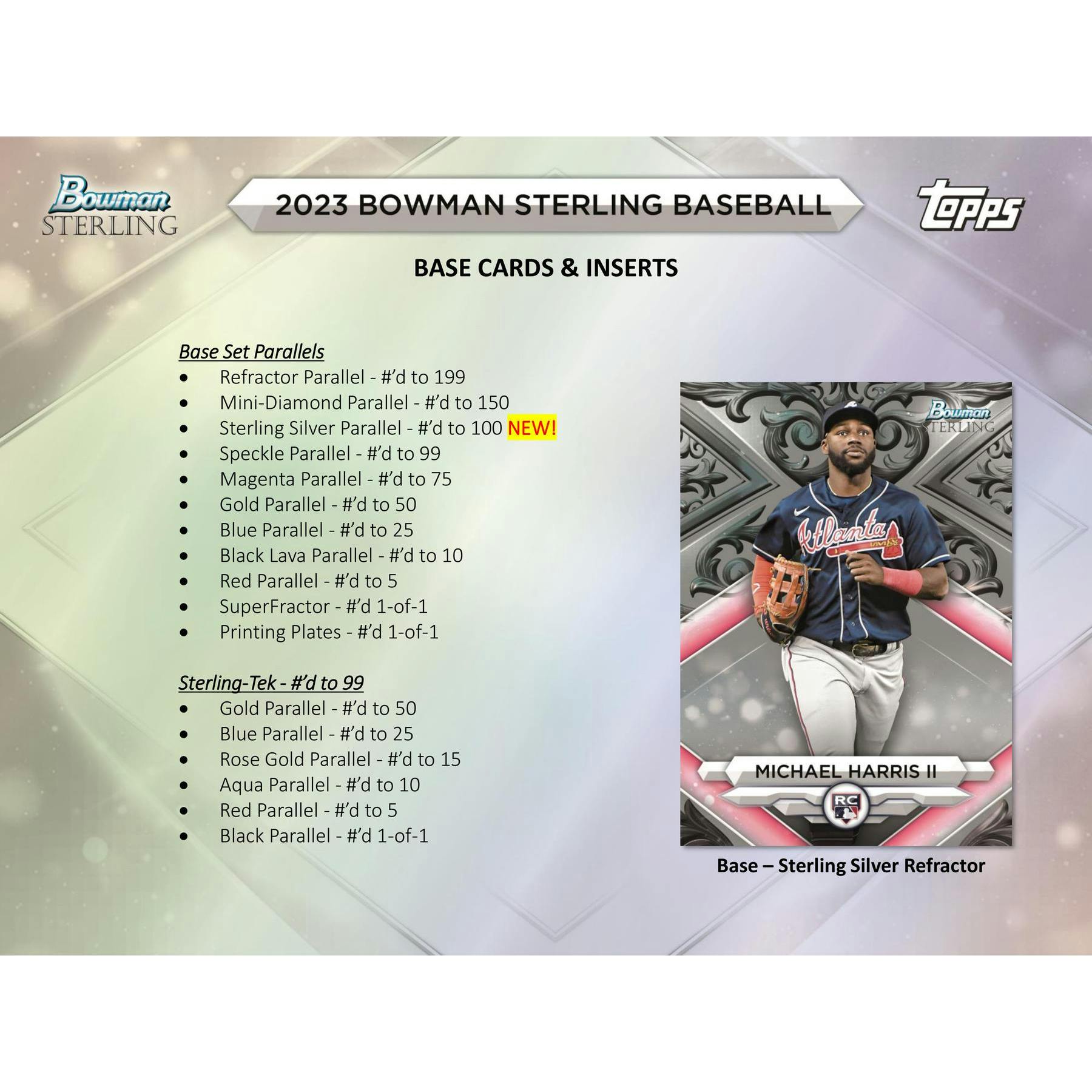 2023 Bowman Sterling Baseball Hobby Box