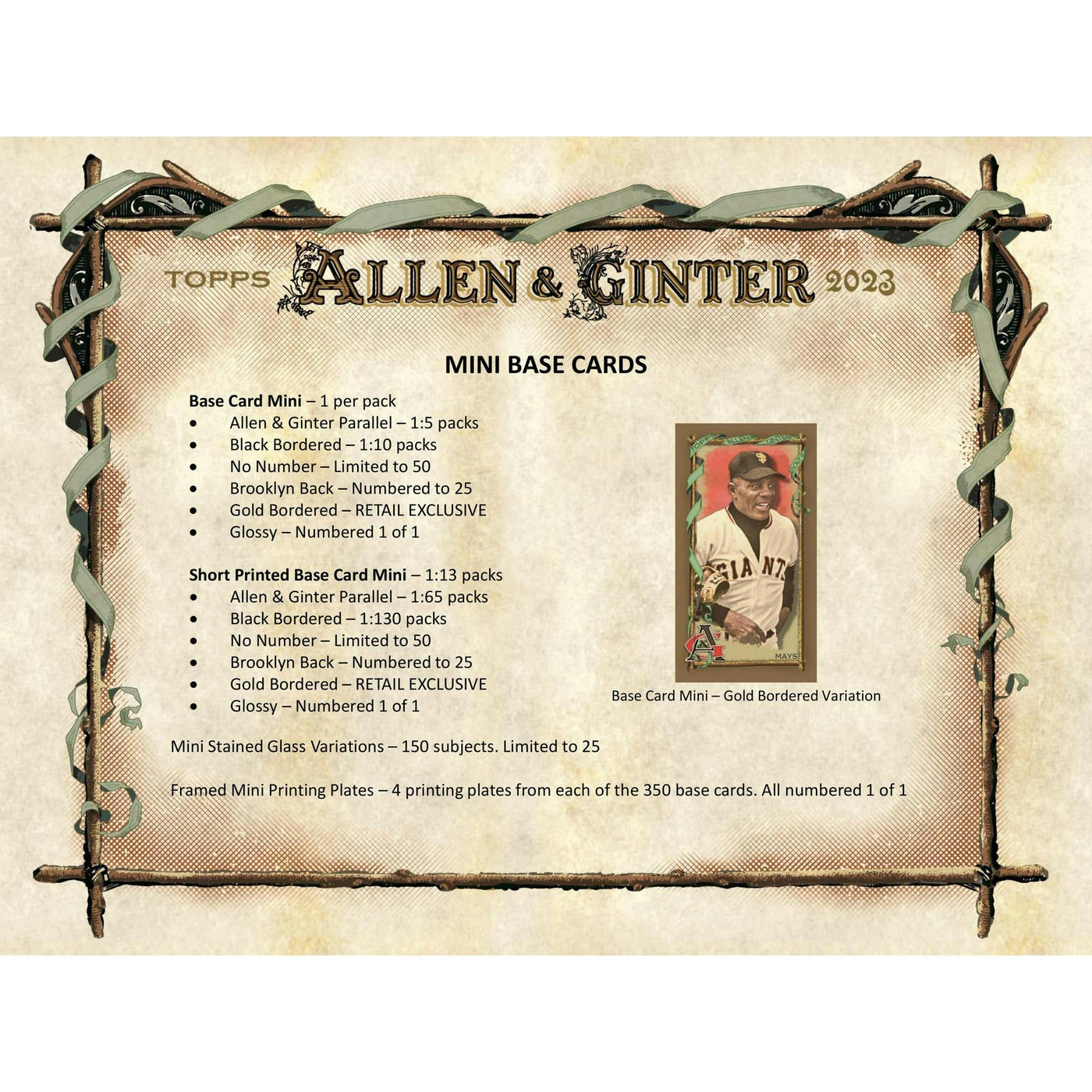 2023 Topps Allen & Ginter Baseball Blaster Box