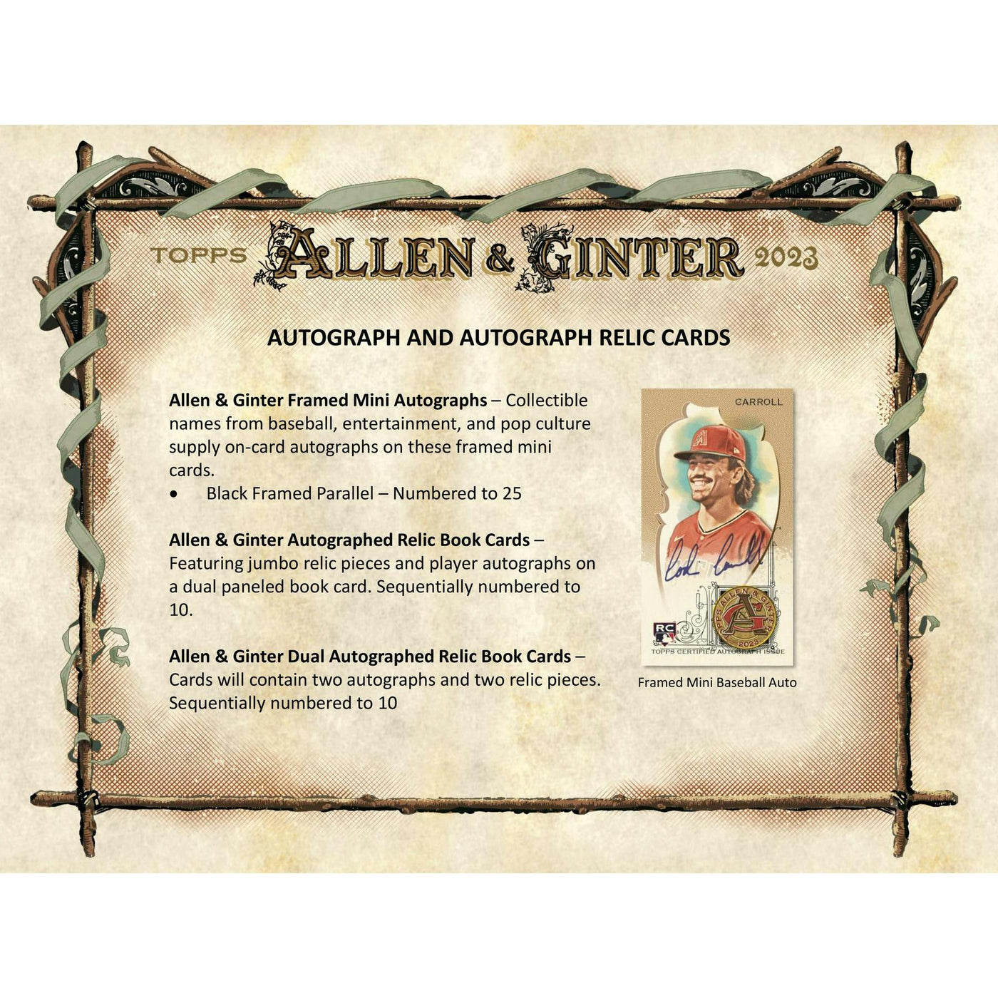 2023 Topps Allen & Ginter Baseball Blaster Box