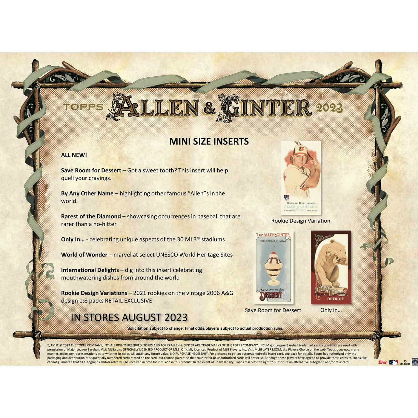 2023 Topps Allen & Ginter Baseball Blaster Box