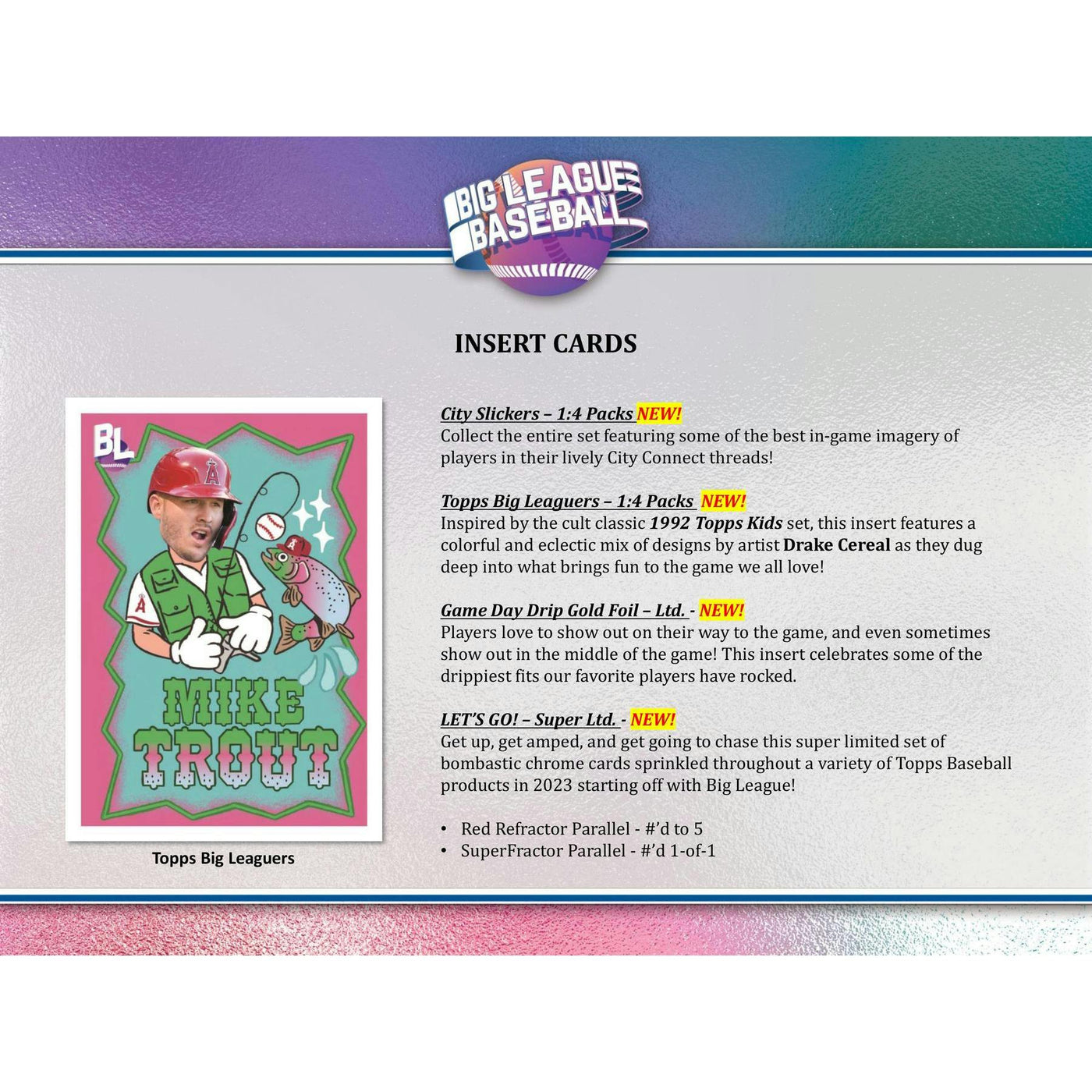 2023 Topps Big League Baseball Hobby Box