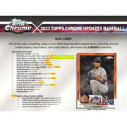 2023 Topps Chrome Update Series Baseball Blaster Box