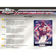 2023 Topps Chrome Update Series Baseball Blaster Box