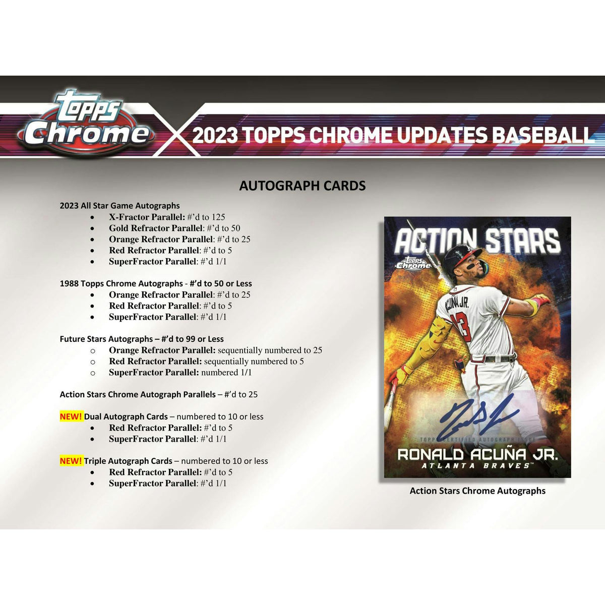 2023 Topps Chrome Update Series Baseball Blaster Box