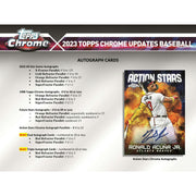 2023 Topps Chrome Update Series Baseball Blaster Box