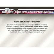 2023 Topps Chrome Update Series Baseball Blaster Box