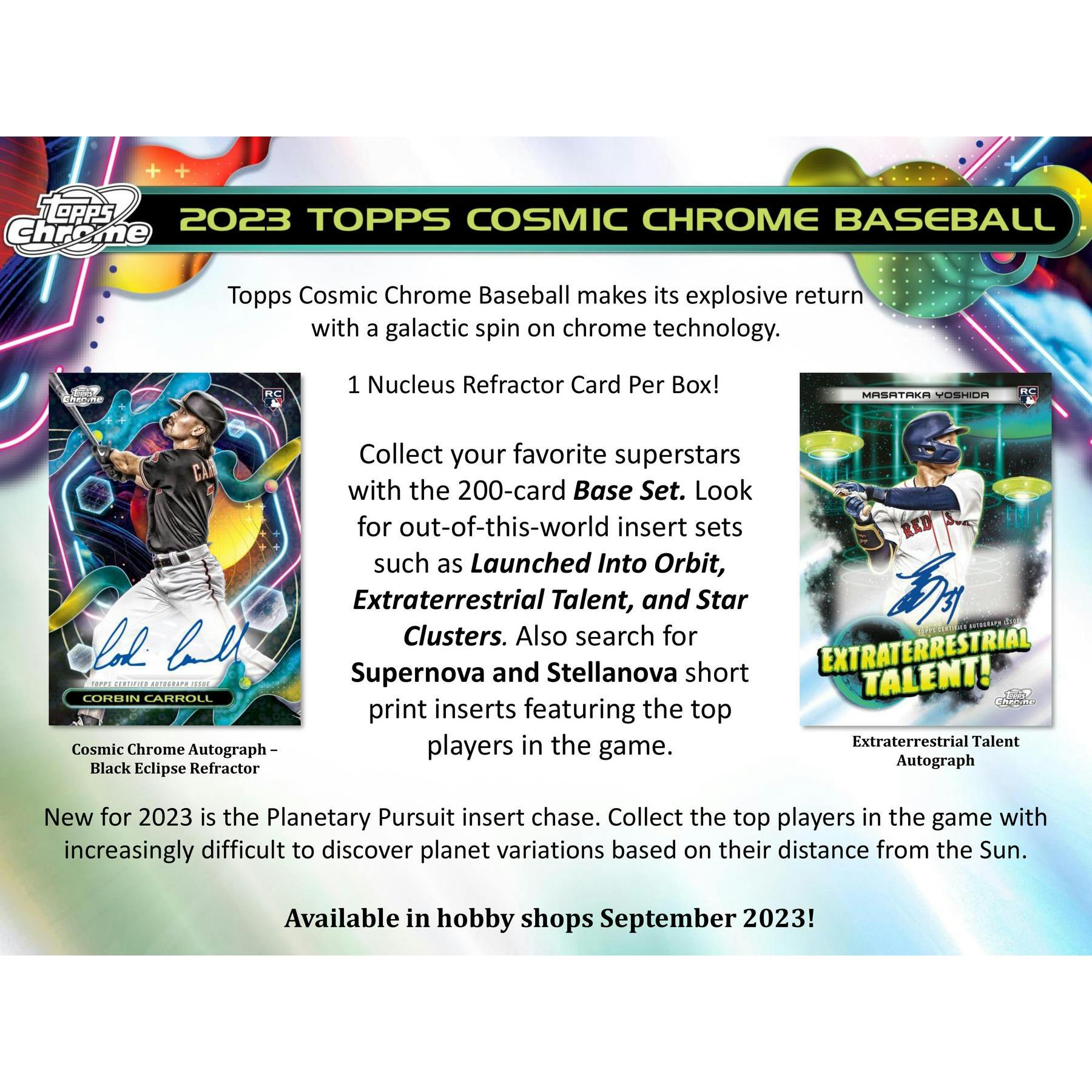 2023 Topps Cosmic Chrome Baseball Hobby Box
