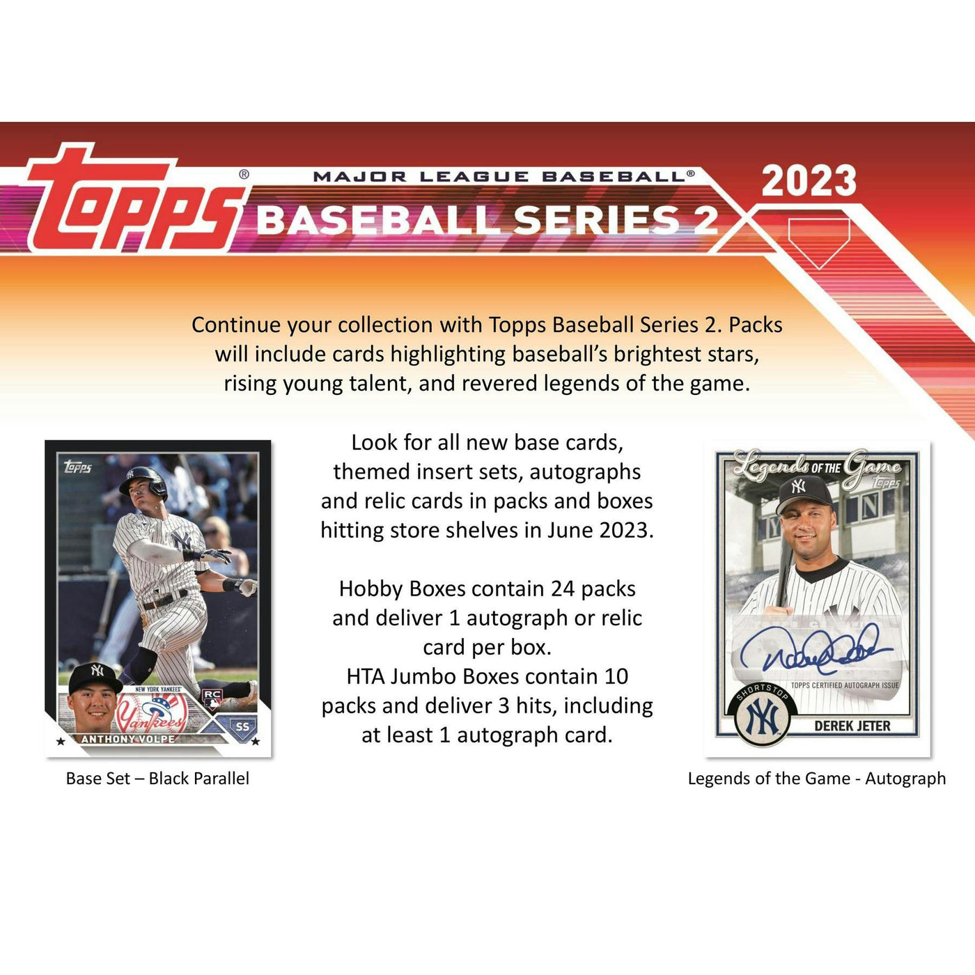 2023 Topps Series 2 Baseball Hobby Jumbo Box