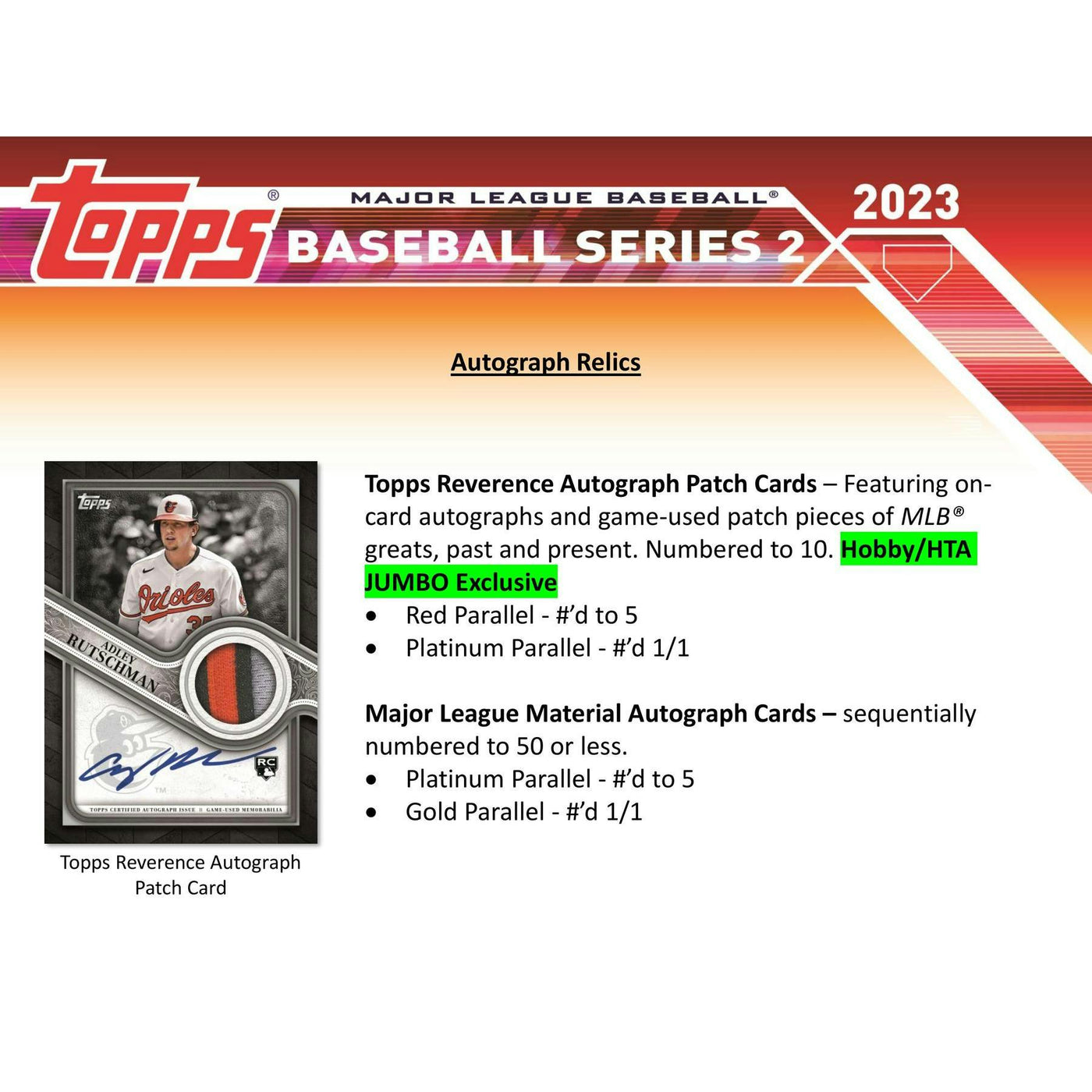 2023 Topps Series 2 Baseball Hobby Jumbo Box