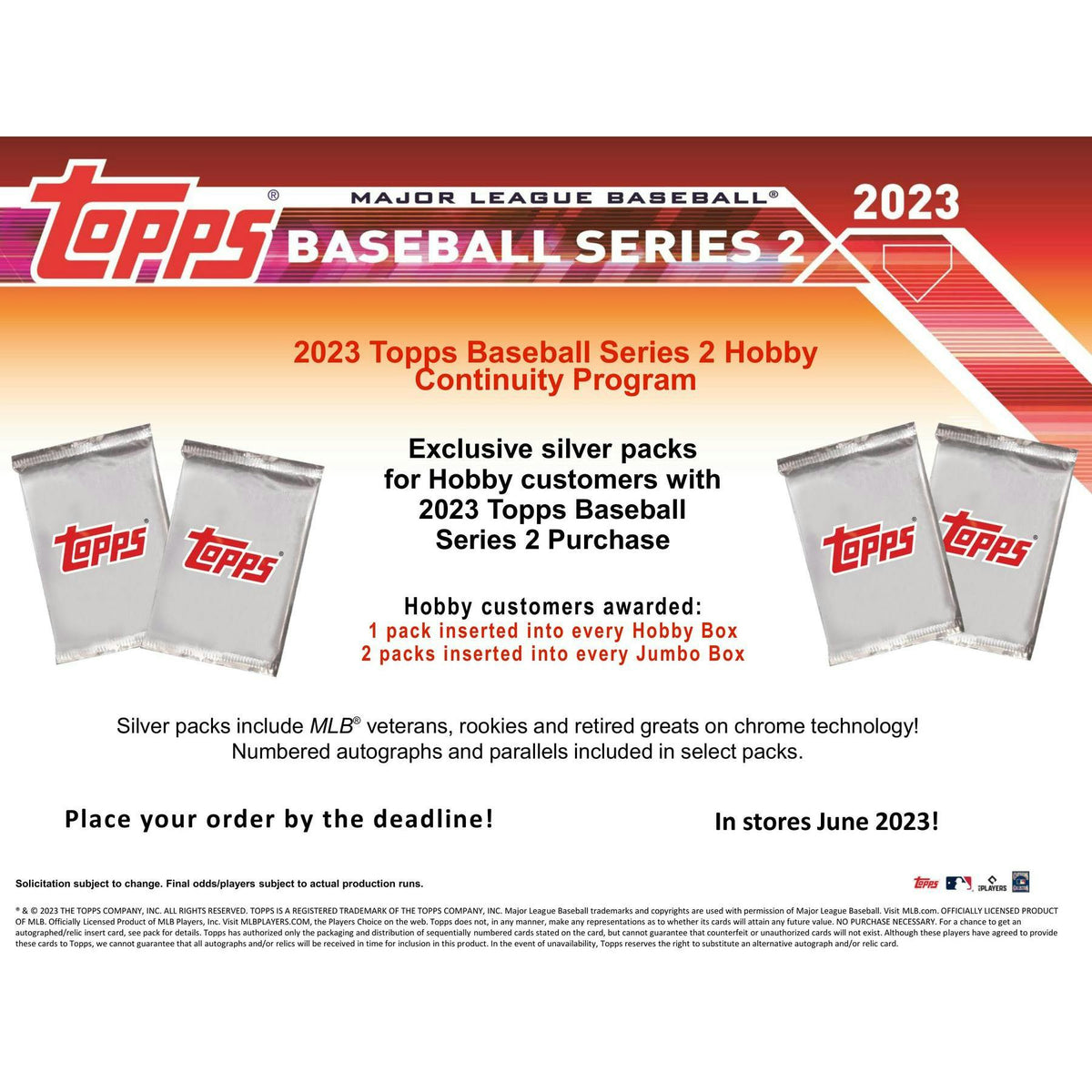 2023 Topps Series 2 Baseball Hobby Jumbo Box