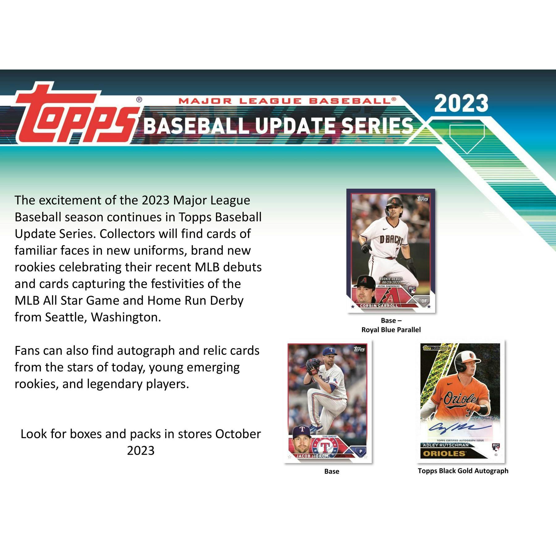 2023 Topps Update Series Baseball Blaster Box