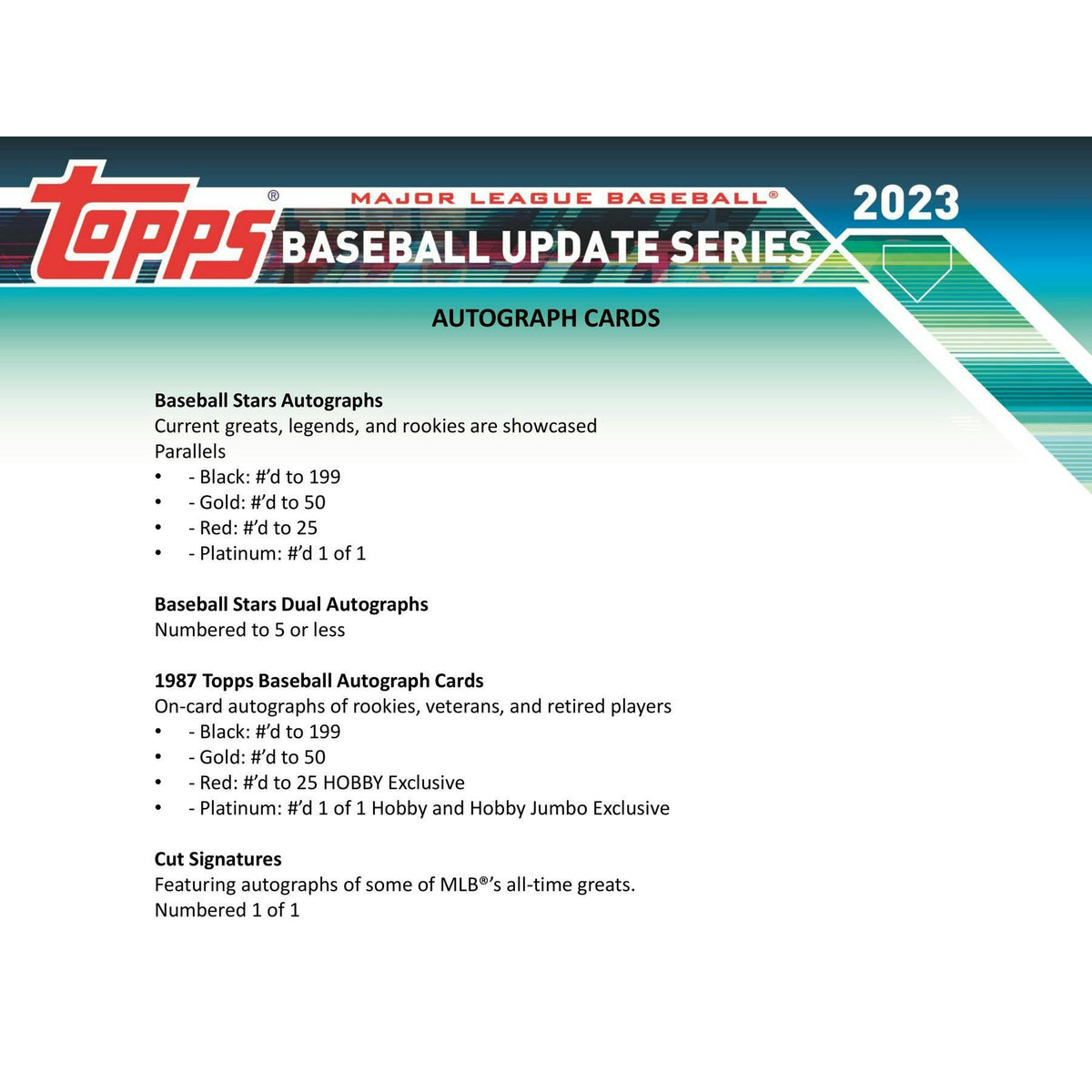 2023 Topps Update Series Baseball Hobby Jumbo Box (Reed Buy)