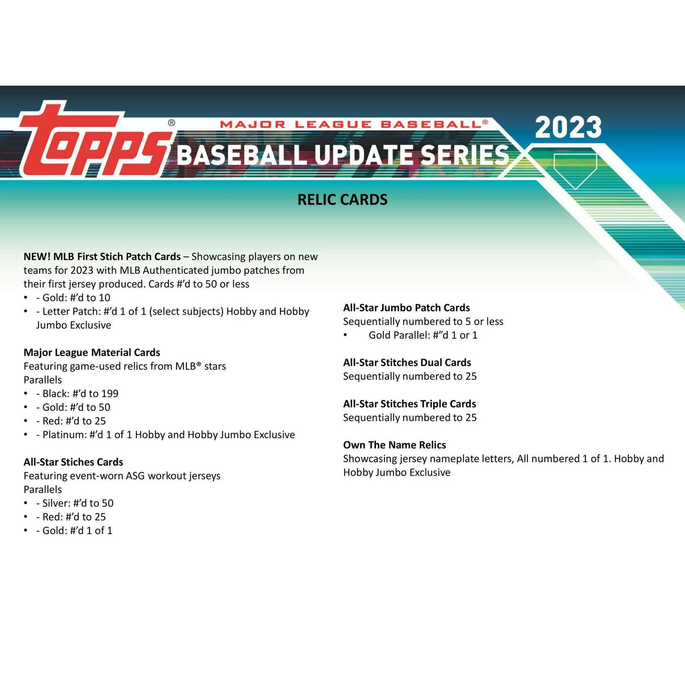 2023 Topps Update Series Baseball Hobby Jumbo Box (Reed Buy)