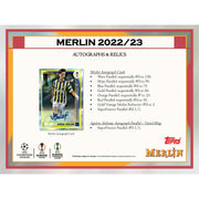 2022/23 Topps UEFA Club Competitions Merlin Chrome Soccer Hobby Pack