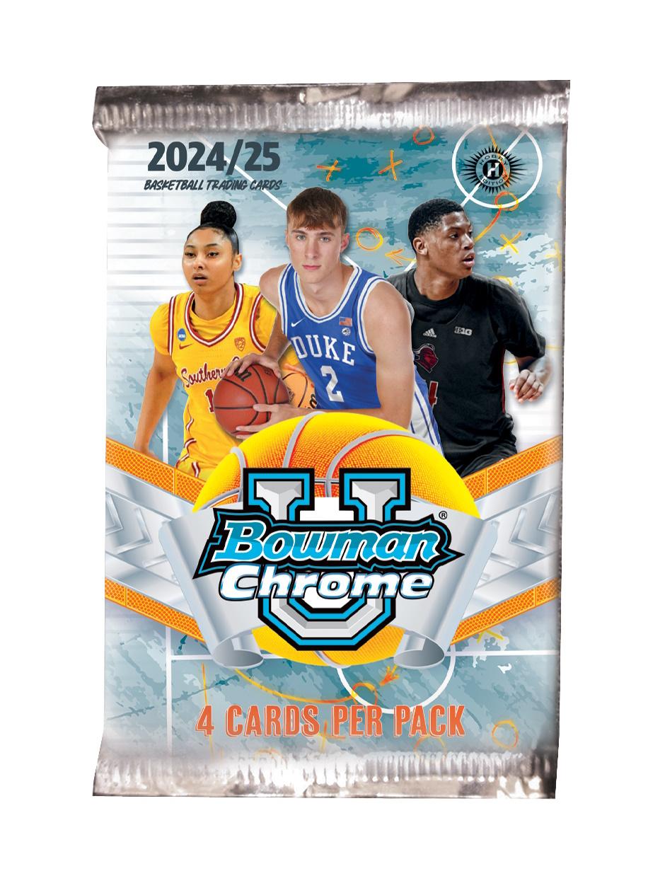 2024/25 Bowman University Chrome Basketball Hobby Pack