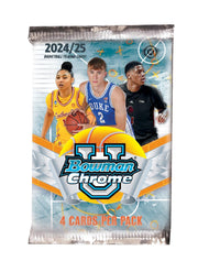 2024/25 Bowman University Chrome Basketball Hobby Pack