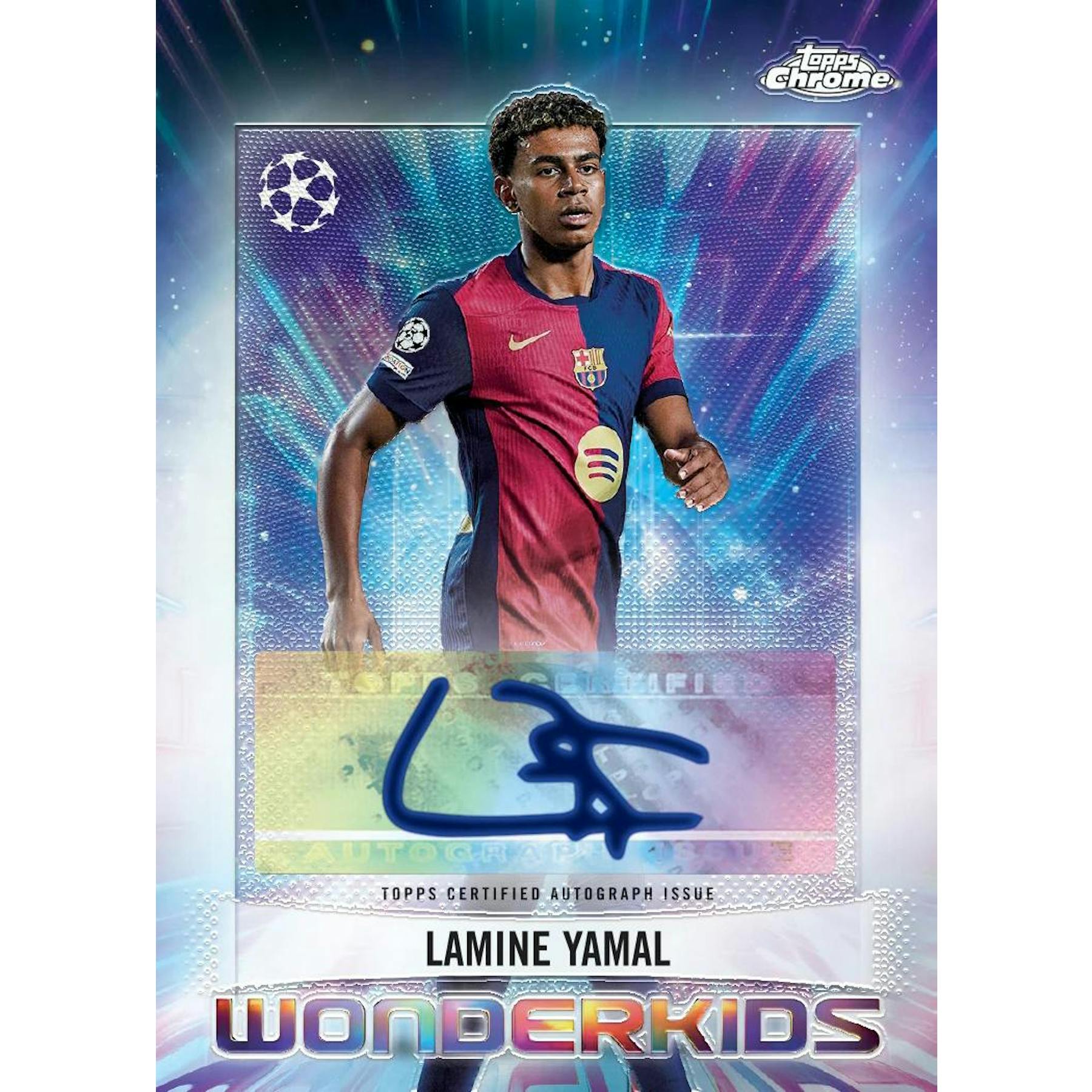 2024/25 Topps Chrome UEFA Club Competitions Soccer Hobby 12-Box Case
