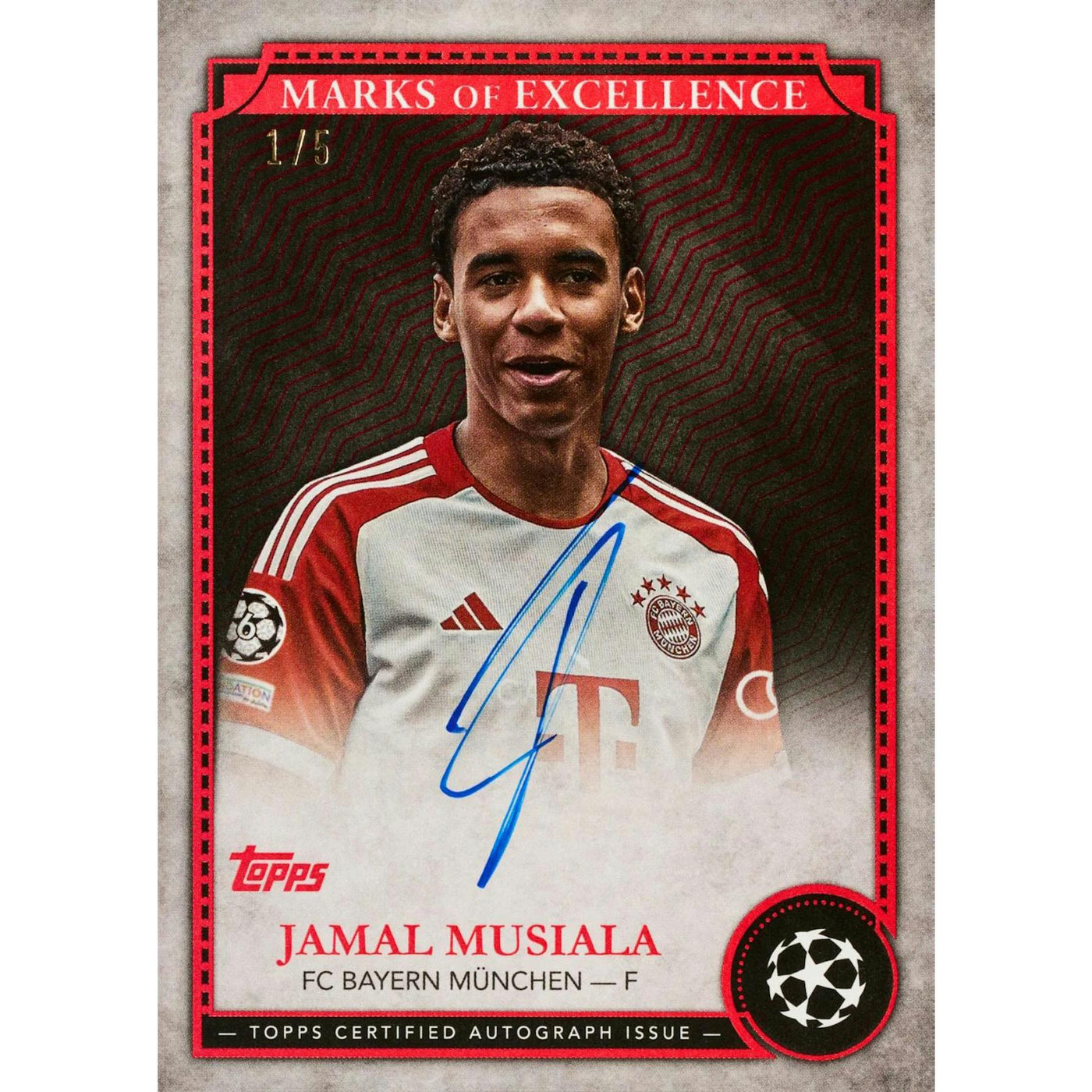 2024/25 Topps Chrome UEFA Club Competitions Soccer Hobby Jumbo Pack