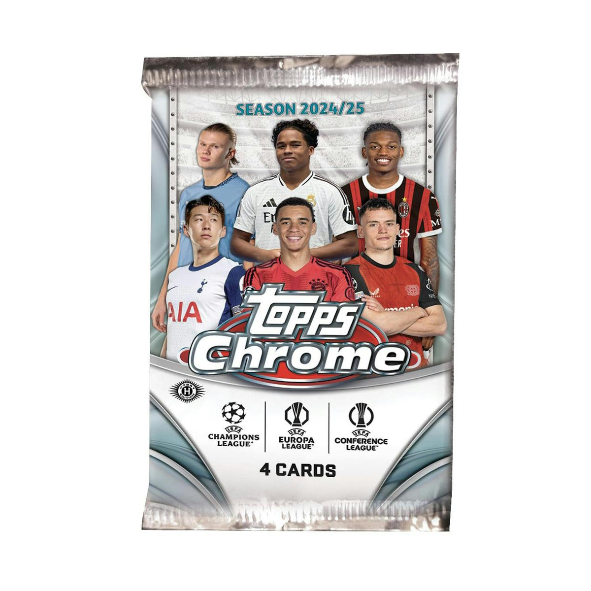 2024/25 Topps Chrome UEFA Club Competitions Soccer Hobby Pack