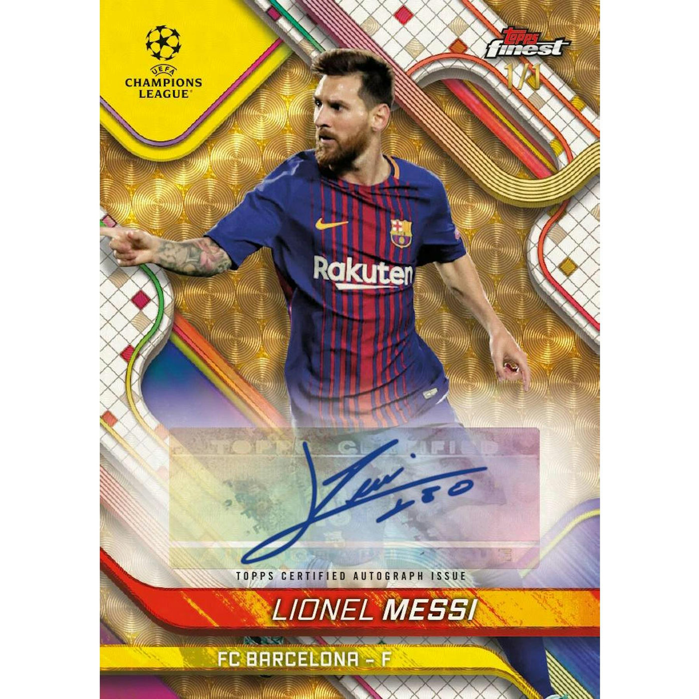 2024/25 Topps UEFA Club Competitions Finest Soccer Hobby Box