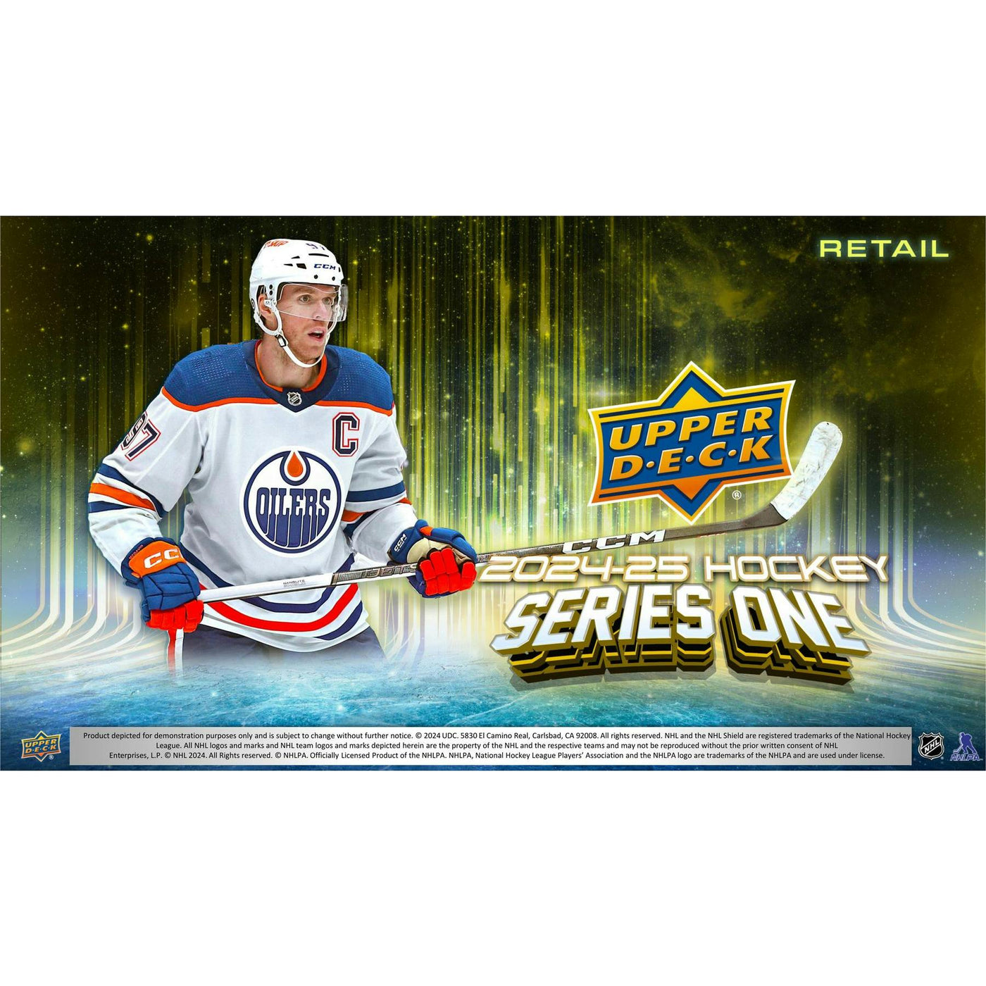 2024/25 Upper Deck Series 1 Hockey Blaster 20-Box Case (Oversized Young Guns!)