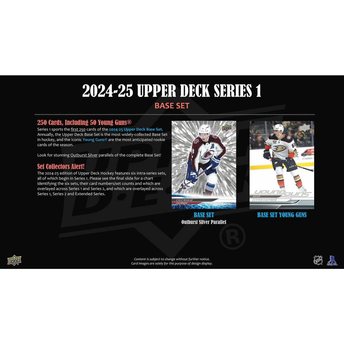 2024/25 Upper Deck Series 1 Hockey Blaster Box (Oversized Young Guns!)