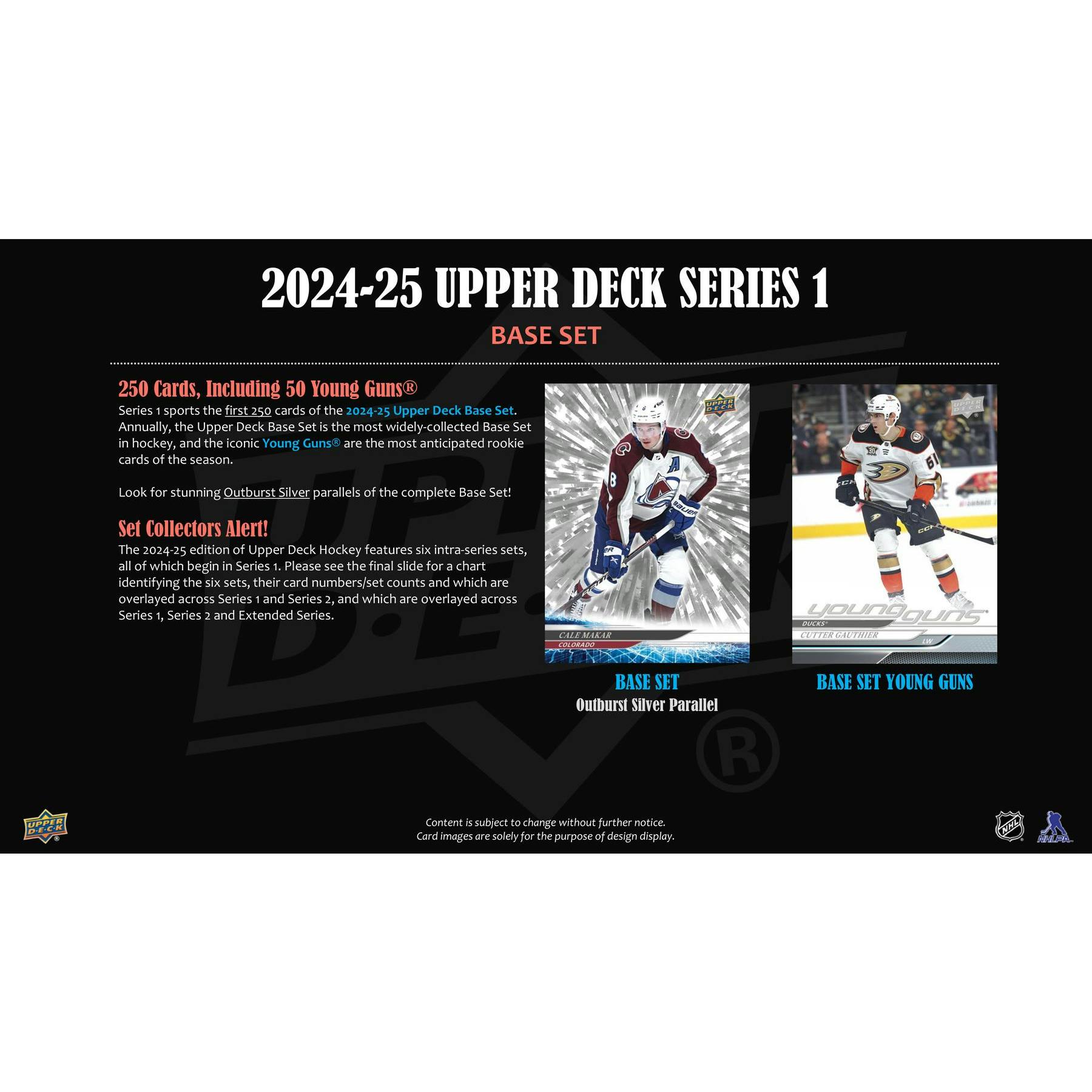 2024/25 Upper Deck Series 1 Hockey Blaster Pack (Oversized Young Guns!)