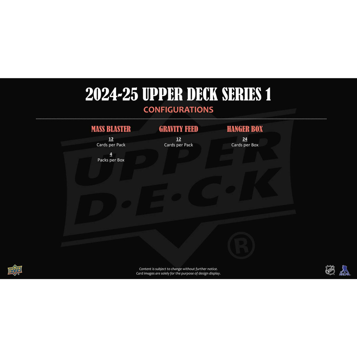 2024/25 Upper Deck Series 1 Hockey Blaster Box (Oversized Young Guns!)