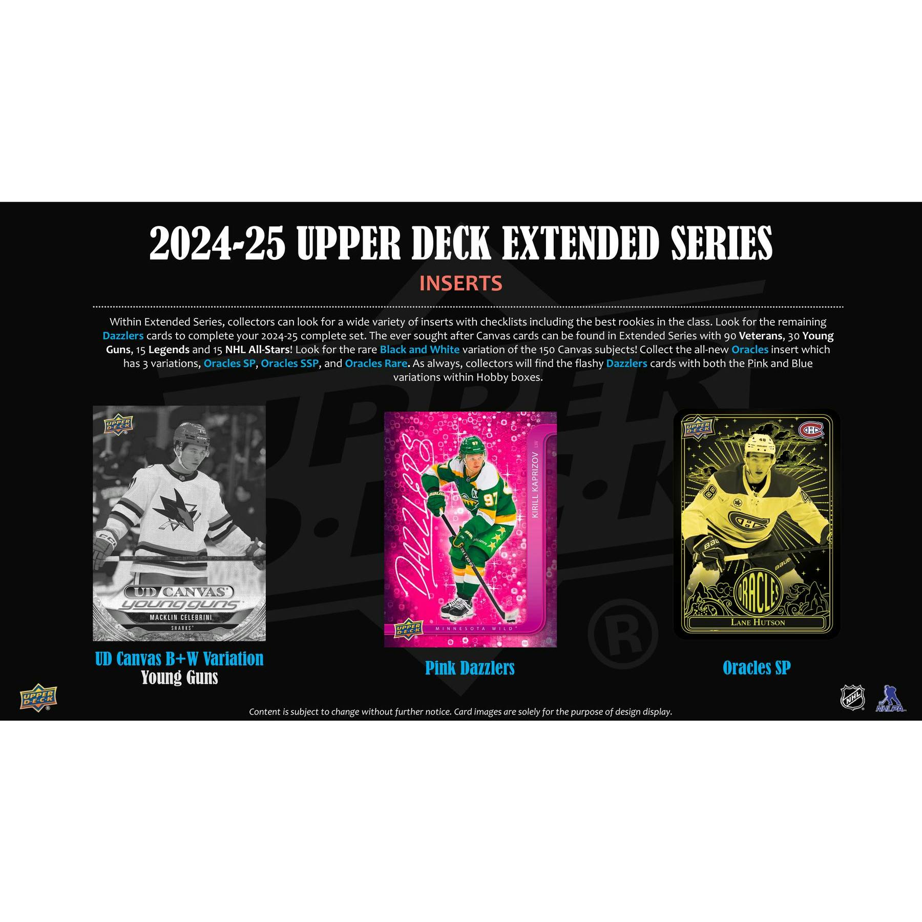 2024/25 Upper Deck Extended Series Hockey Hobby 12-Box Case