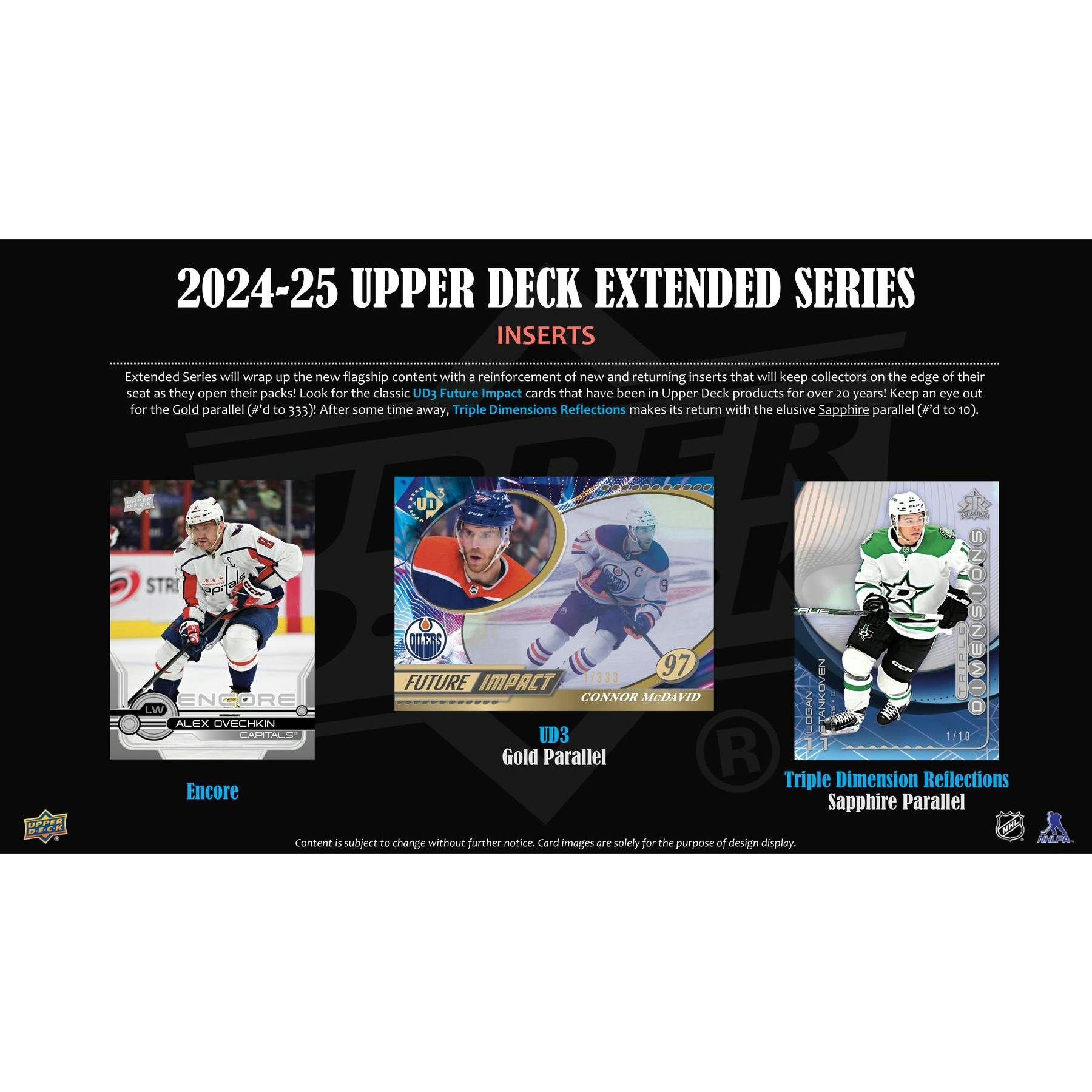 2024/25 Upper Deck Extended Series Hockey Hobby 12-Box Case