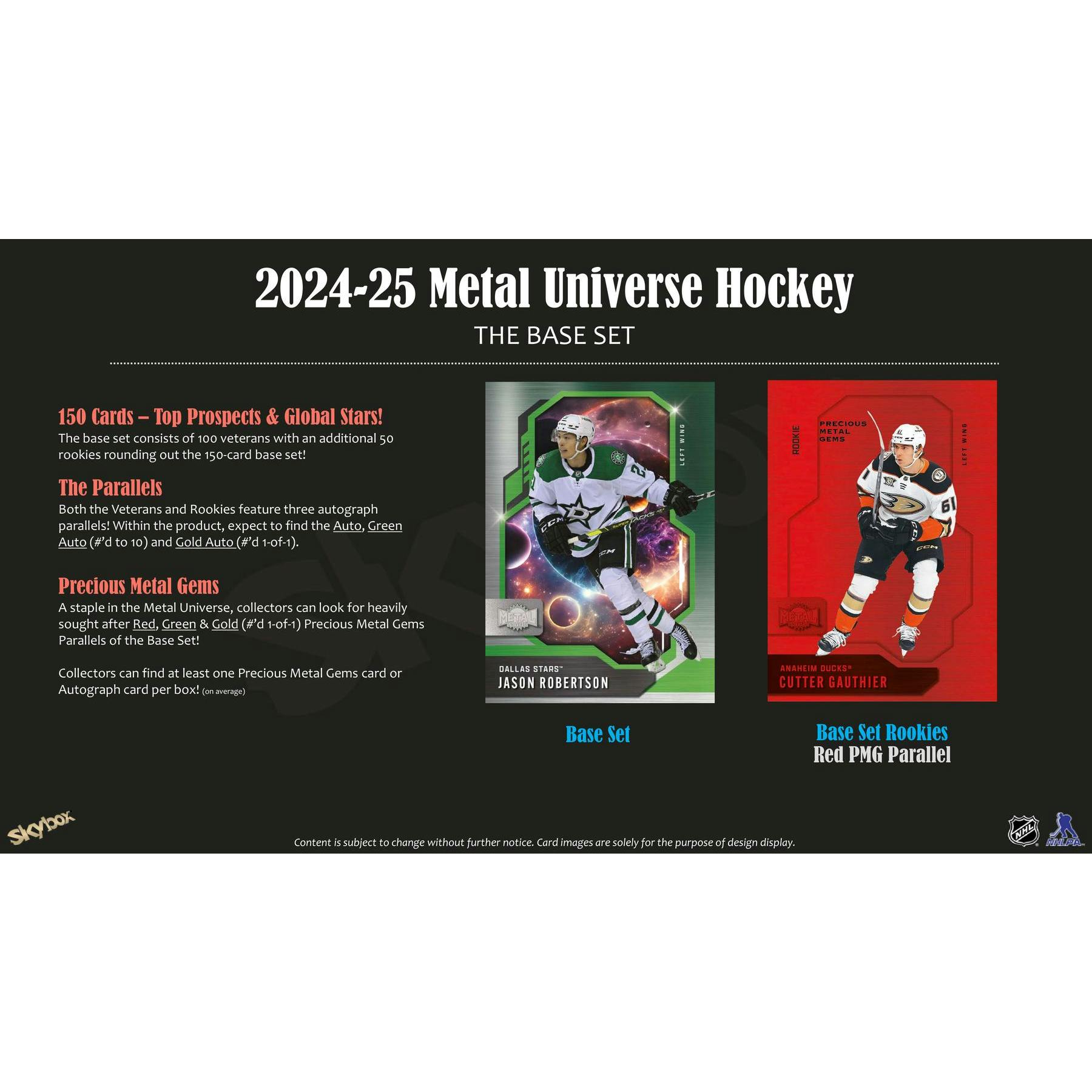 2024/25 Upper Deck Skybox Metal Universe Hockey Hobby Box