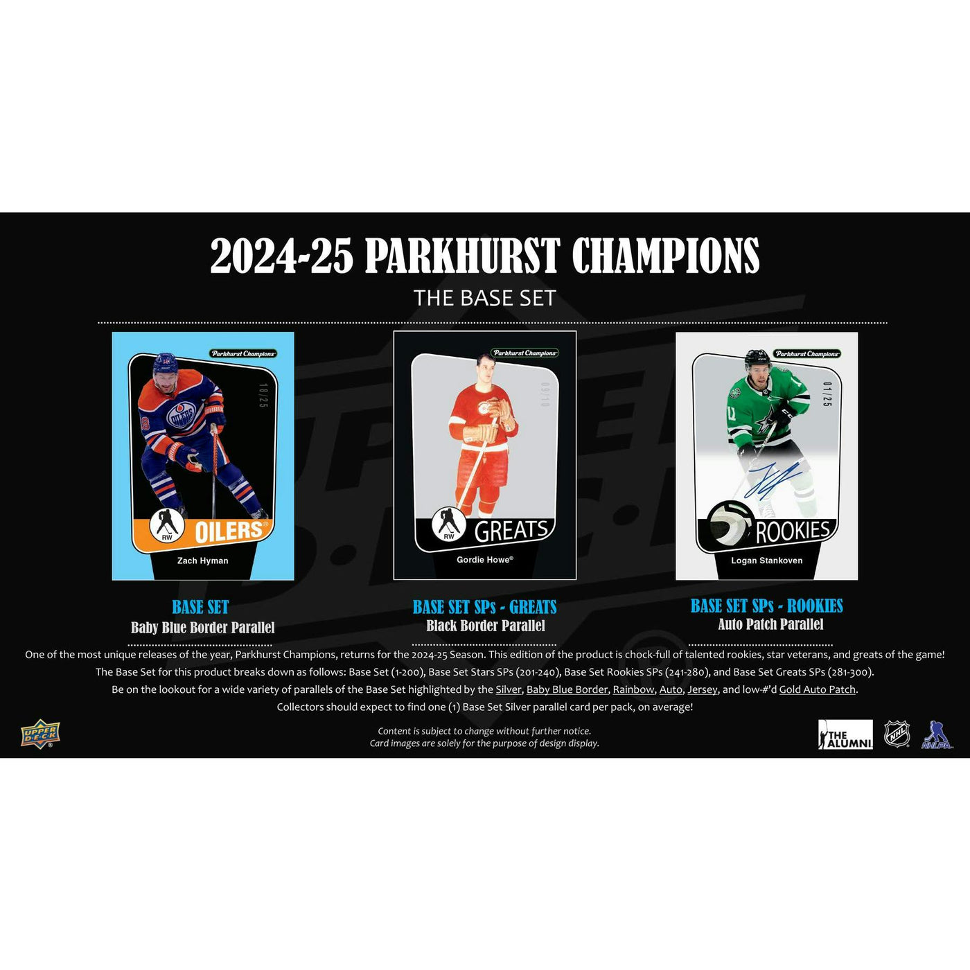 2024/25 Upper Deck Parkhurst Champions Hockey Hobby Box
