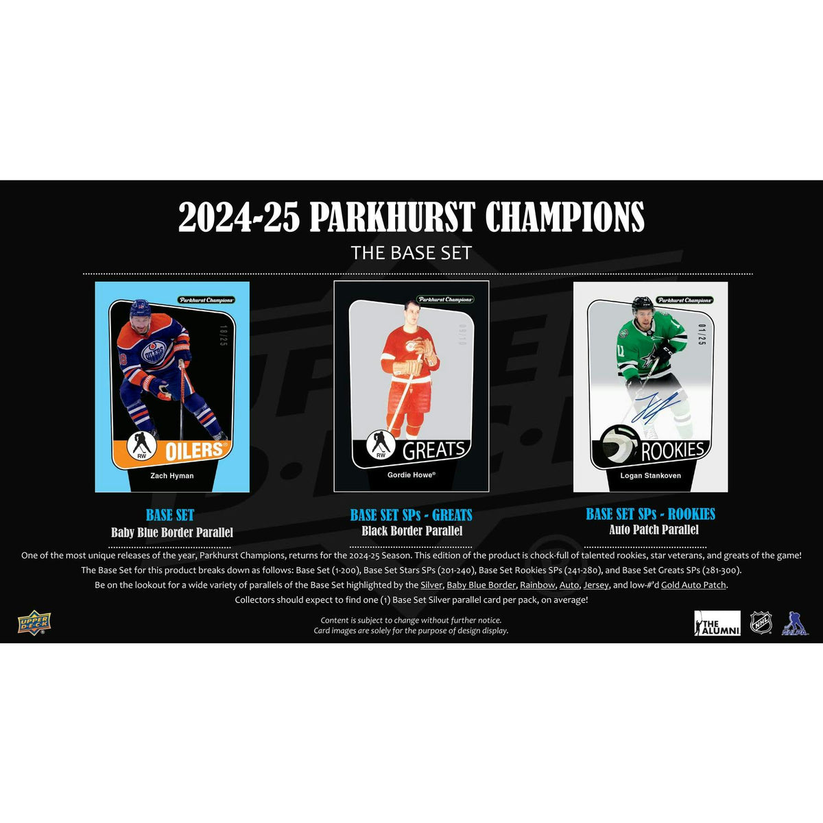 2024/25 Upper Deck Parkhurst Champions Hockey Hobby Box