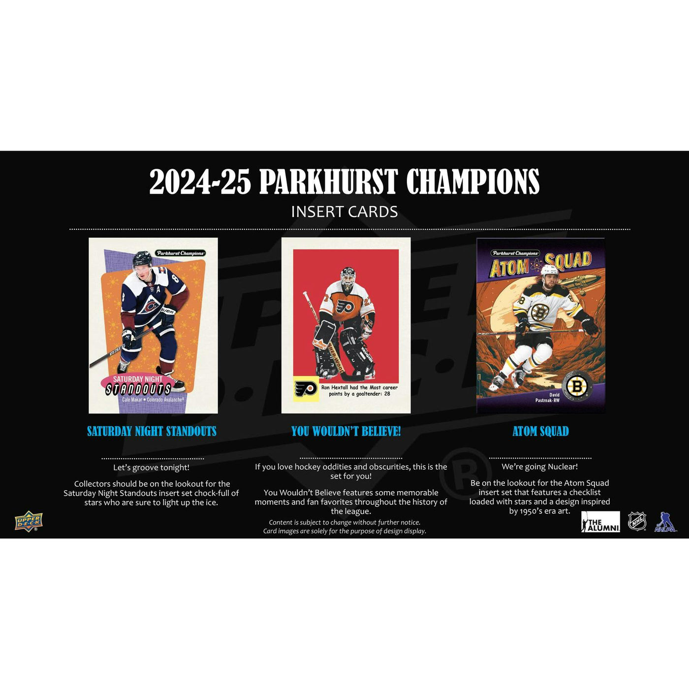 2024/25 Upper Deck Parkhurst Champions Hockey Hobby 12-Box Case