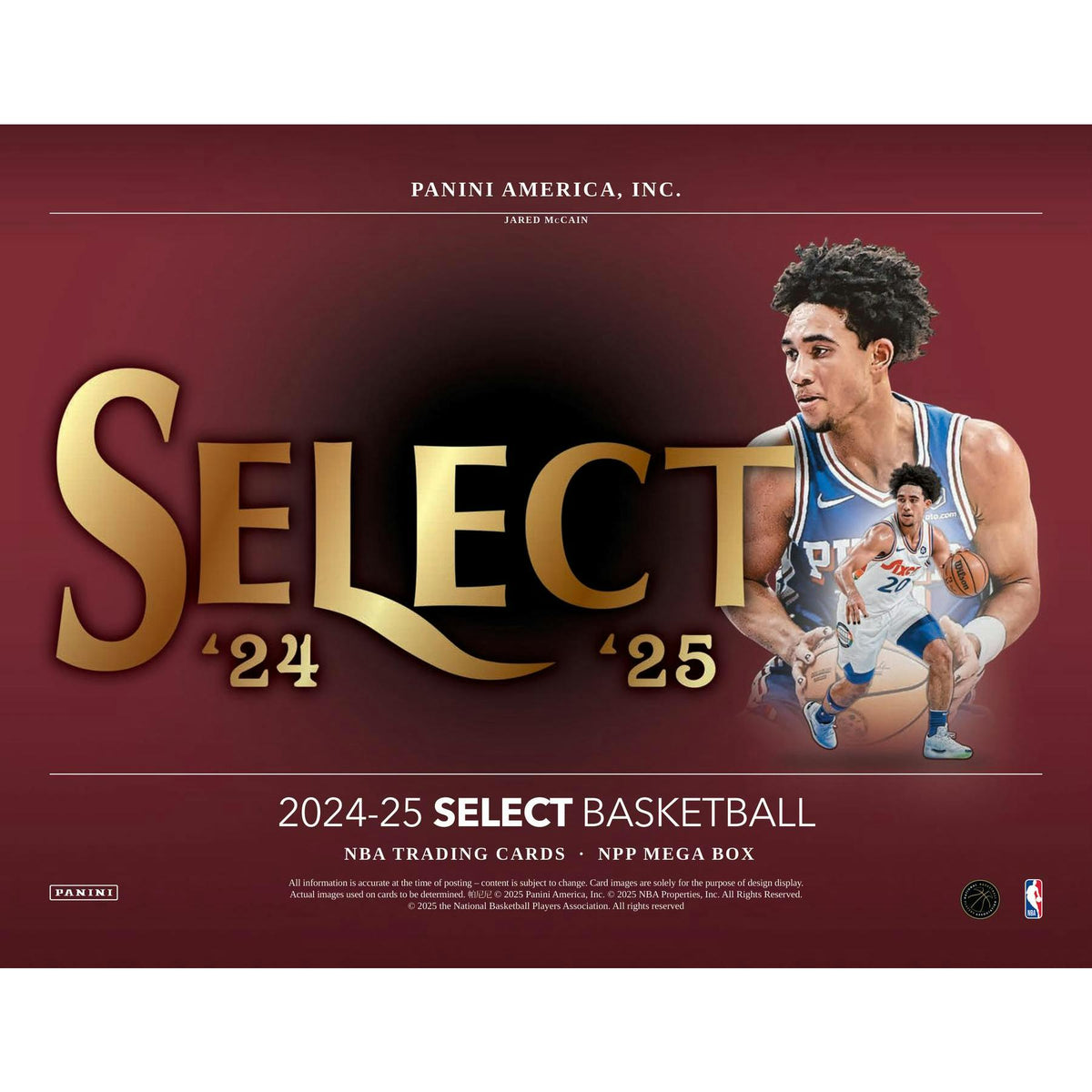 2024/25 Panini Select Basketball Mega Box (Blue,Pink,Orange Cracked Ice!)