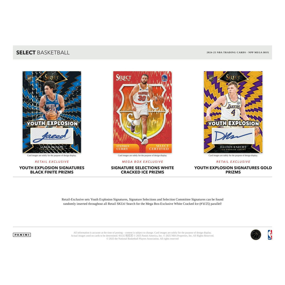 2024/25 Panini Select Basketball Mega Box (Red & Purple Cracked Ice!)