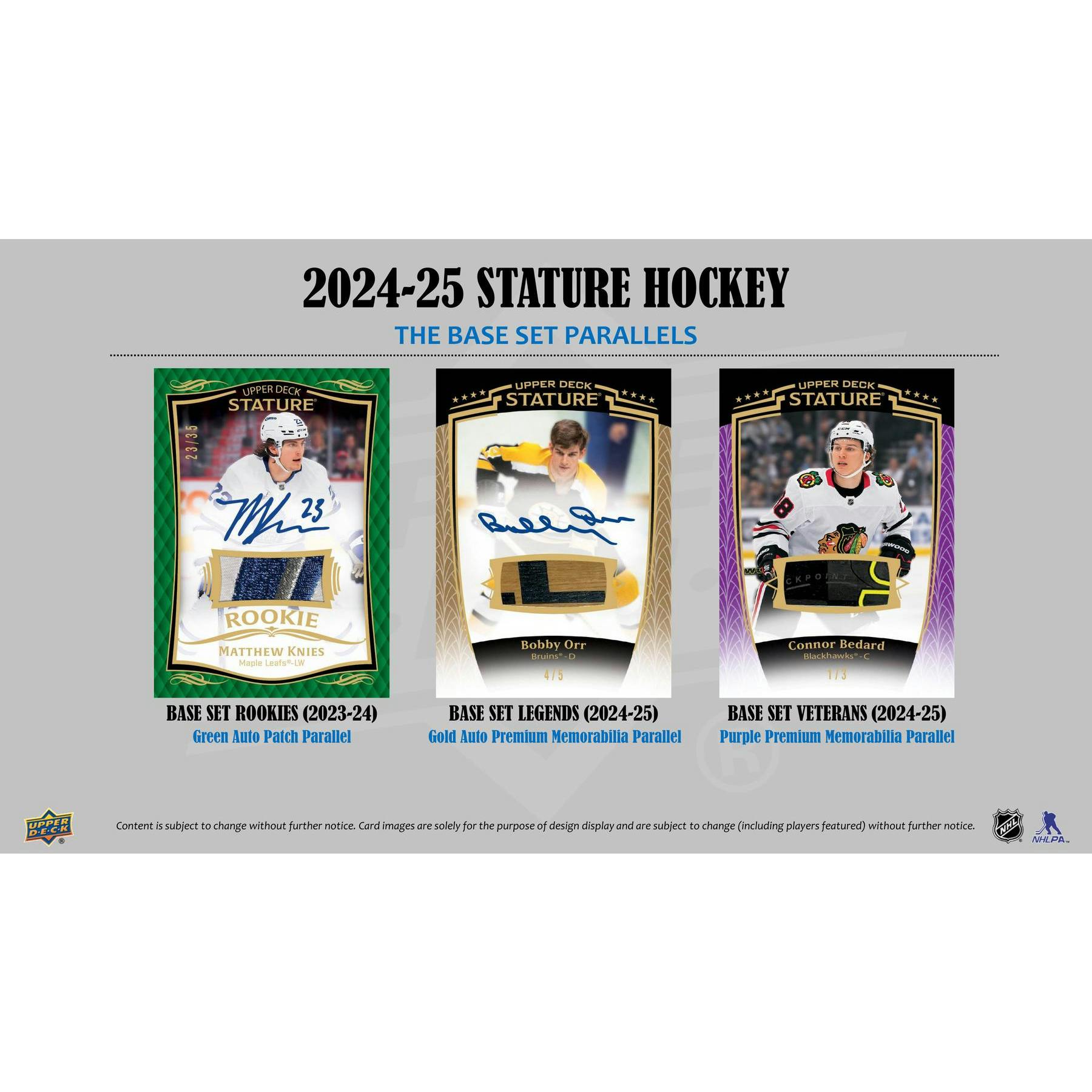 2024/25 Upper Deck Stature Hockey Hobby 16-Box Case
