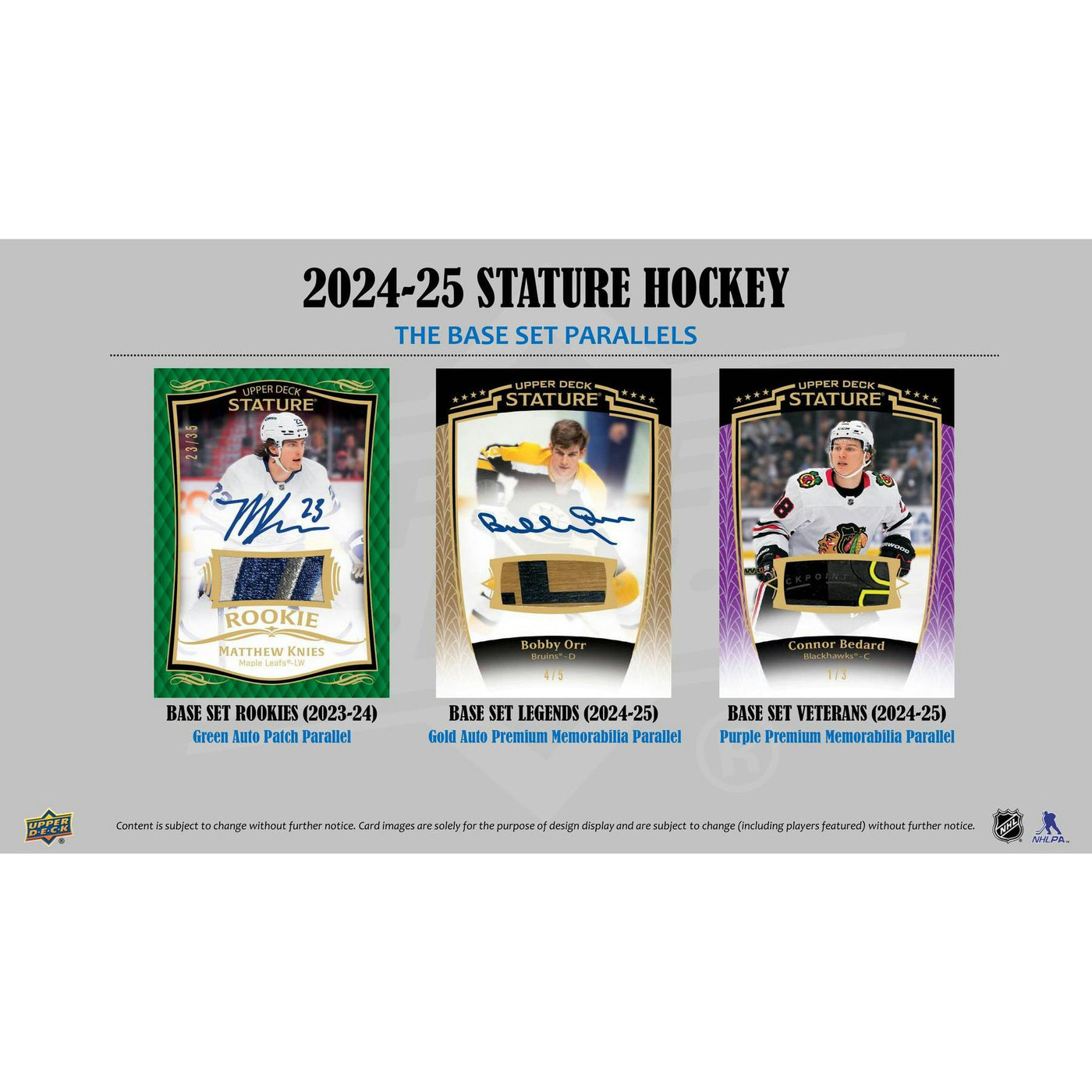 2024/25 Upper Deck Stature Hockey Hobby Box