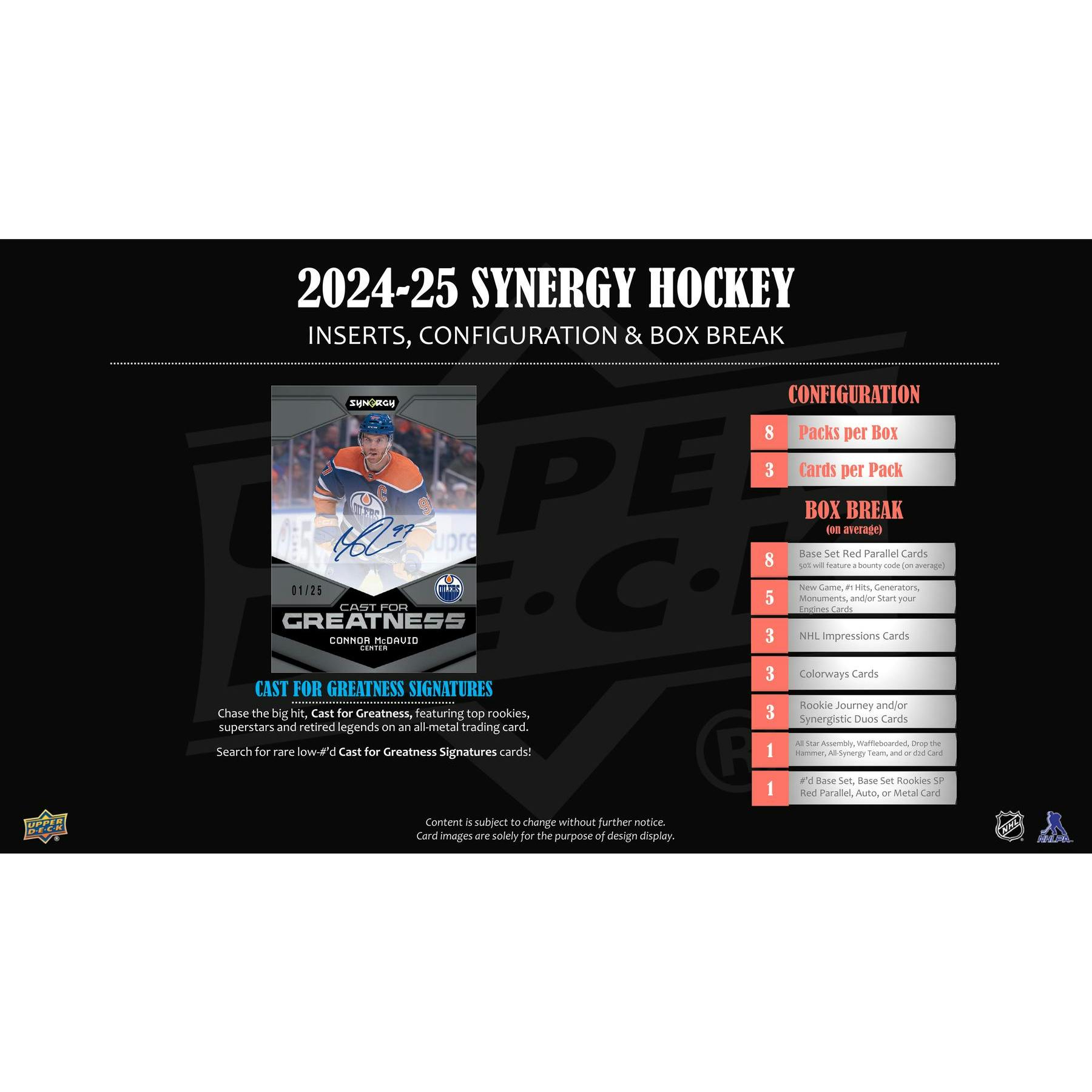 2024/25 Upper Deck Synergy Hockey Hobby Box