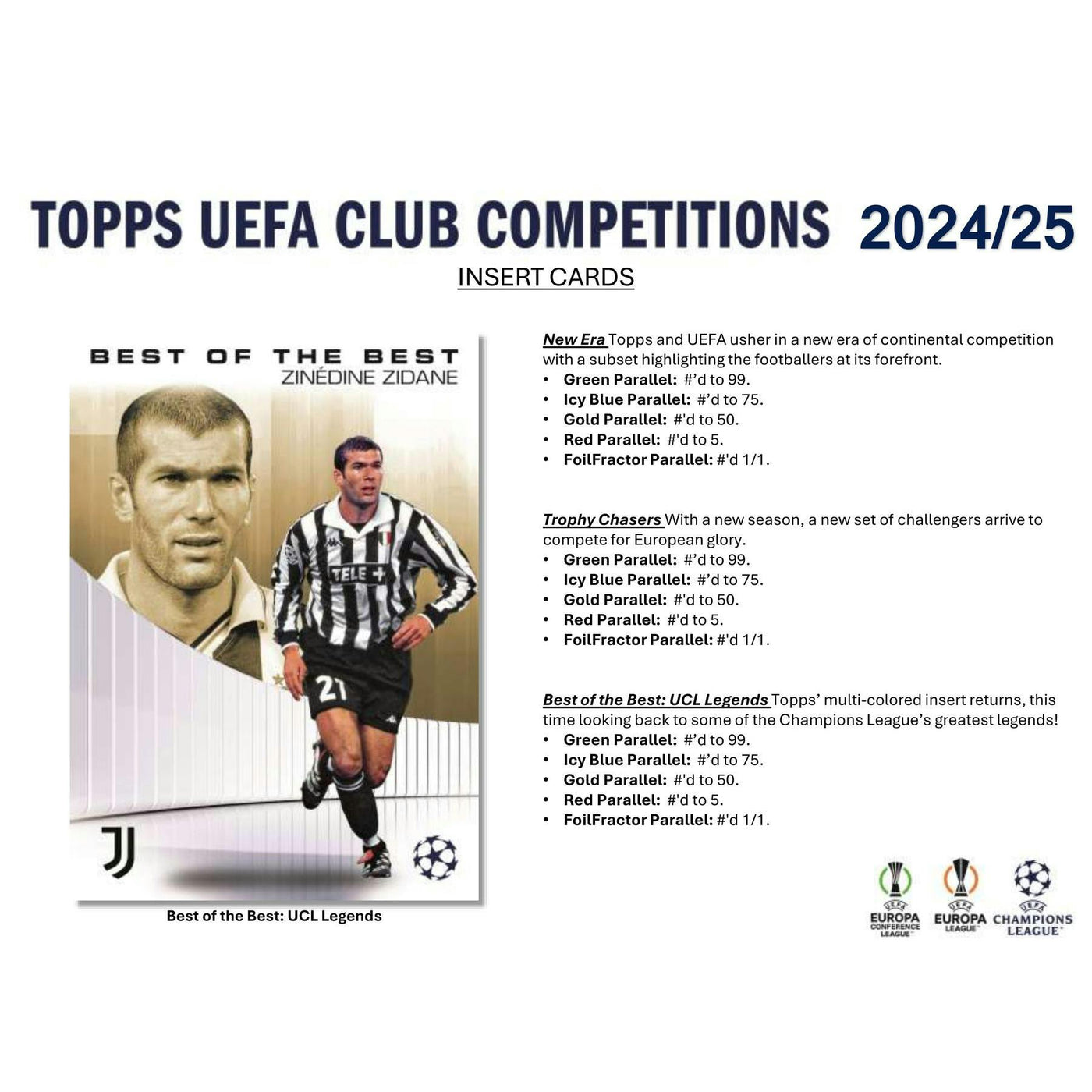 2024/25 Topps UEFA Club Competitions Soccer Blaster Pack