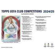 2024/25 Topps UEFA Club Competitions Soccer Blaster Box