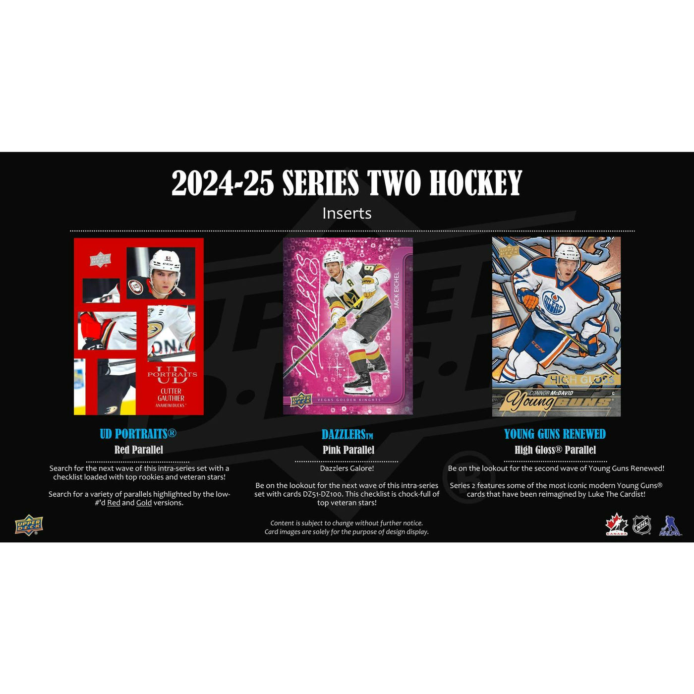 2024/25 Upper Deck Series 2 Hockey Hobby 12-Box Case