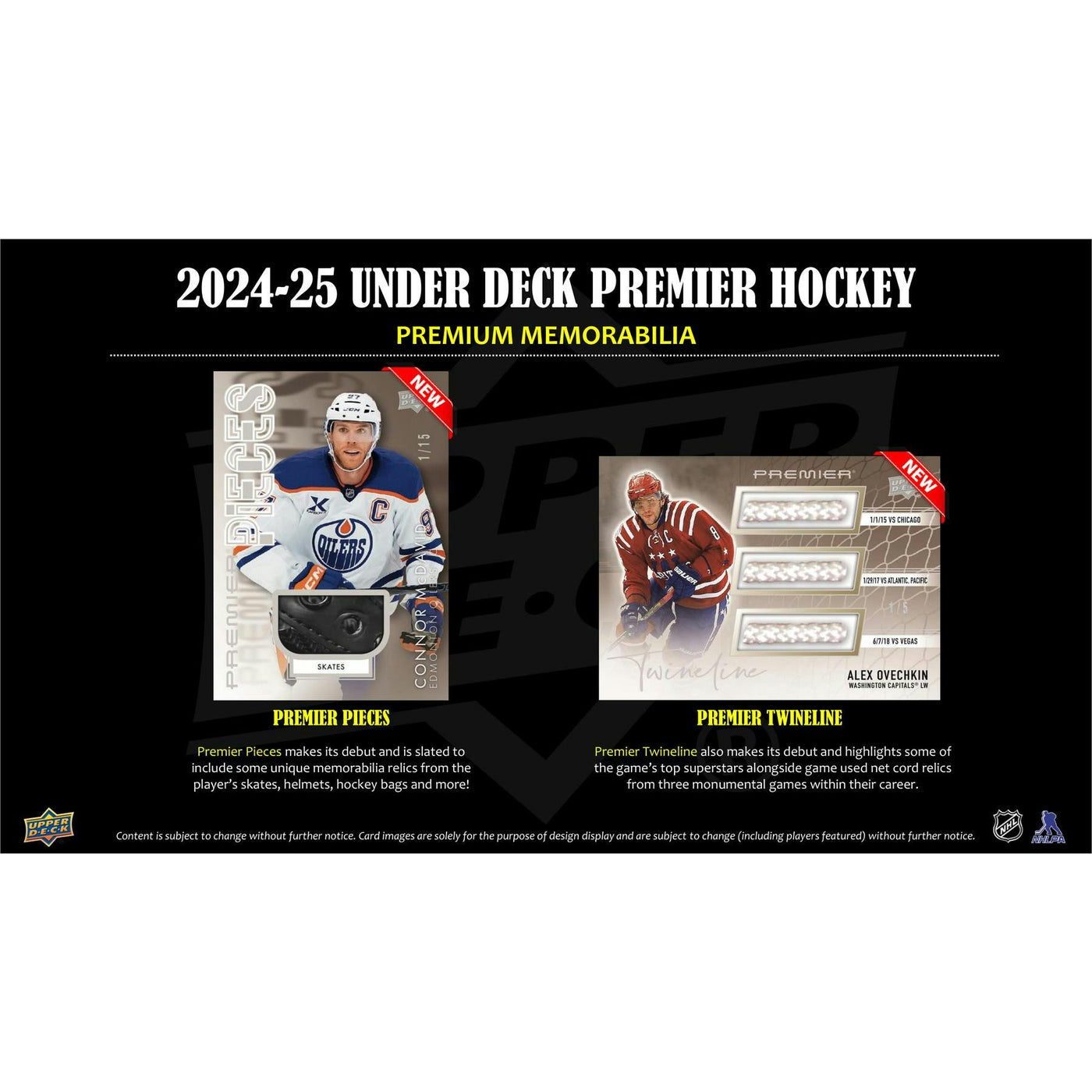 2024/25 Upper Deck Premier Hockey Hobby 10-Box Case
